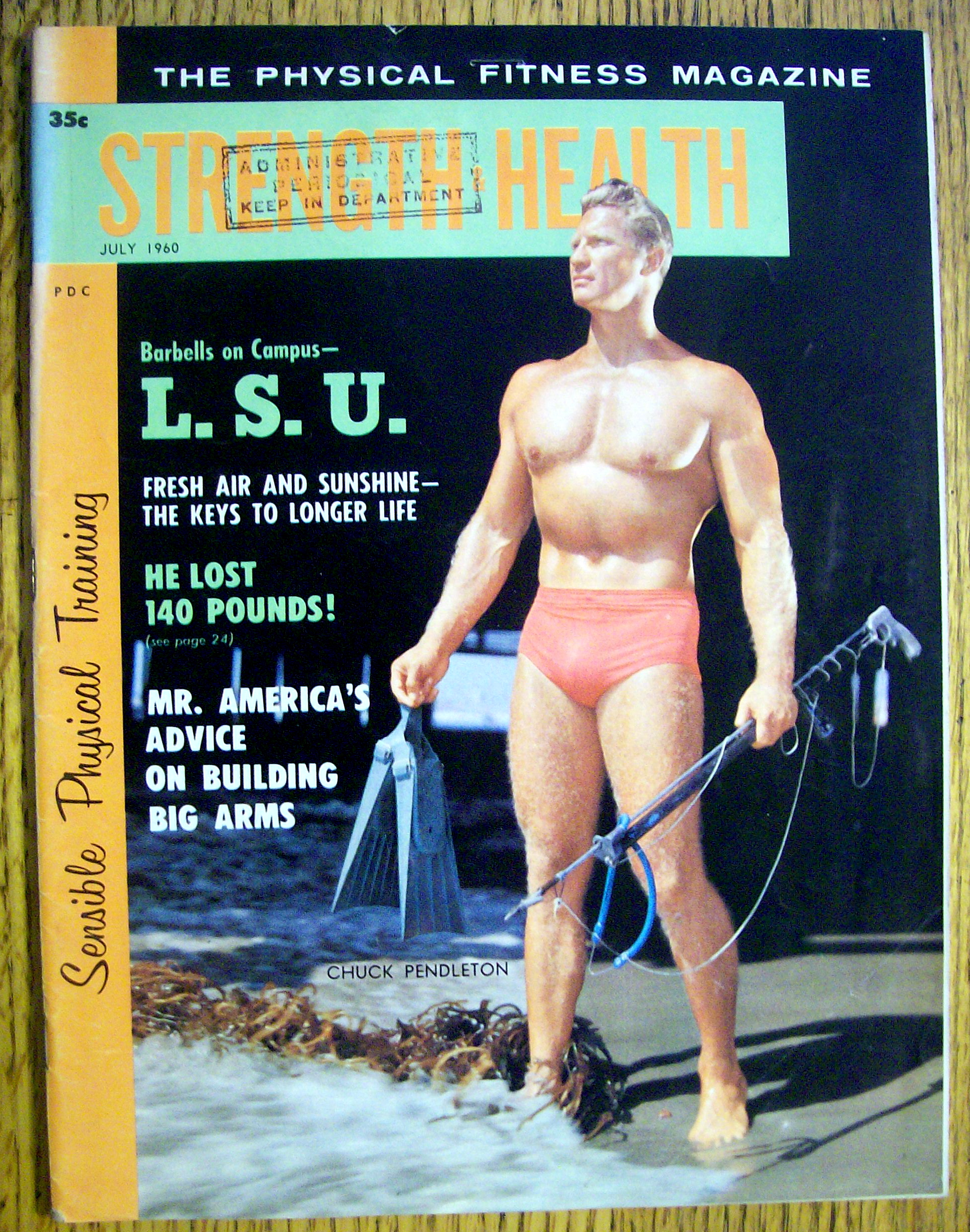 Strength & Health Magazine-July 1960-Charles Pendleton