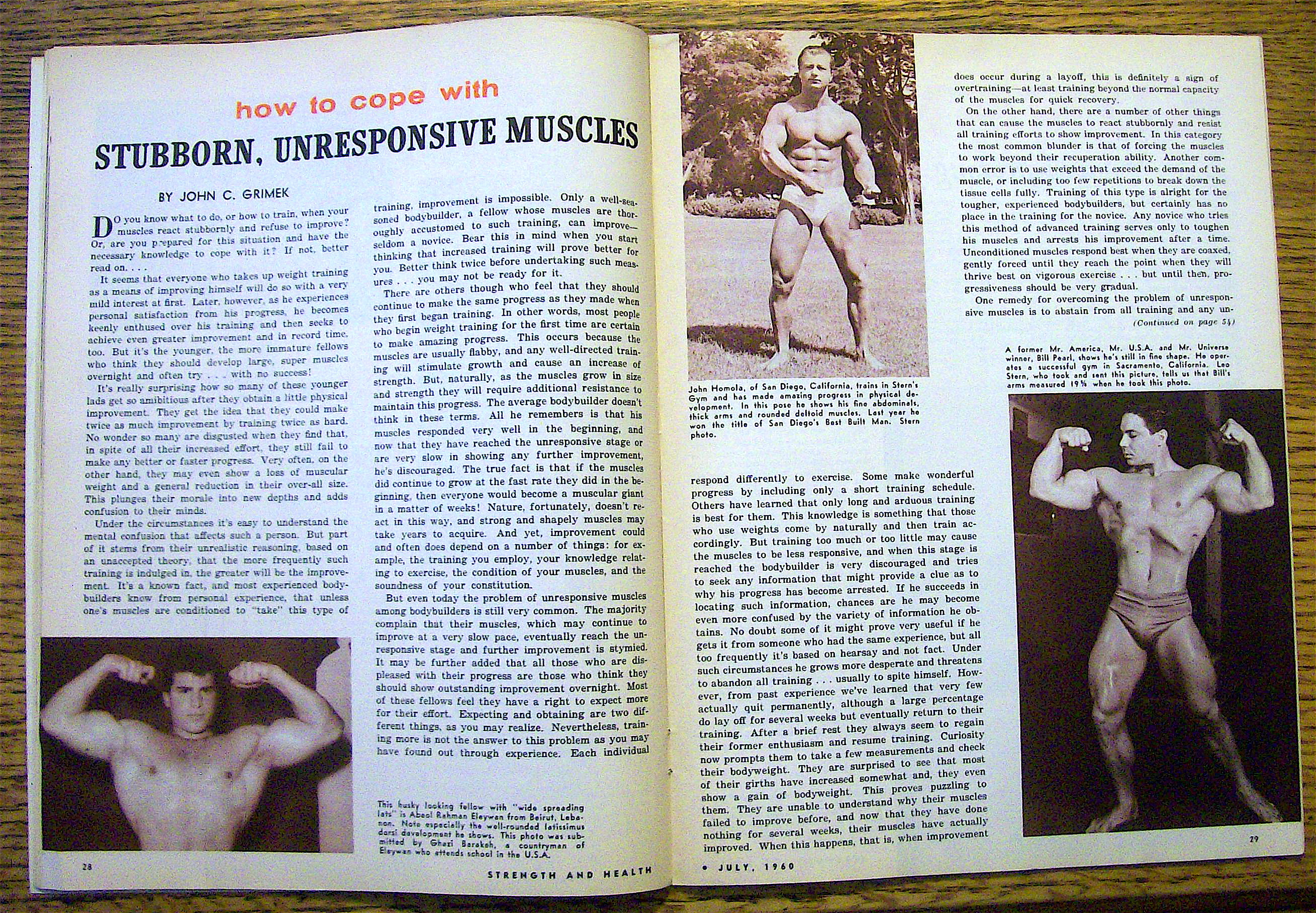 Strength & Health Magazine-July 1960-Charles Pendleton