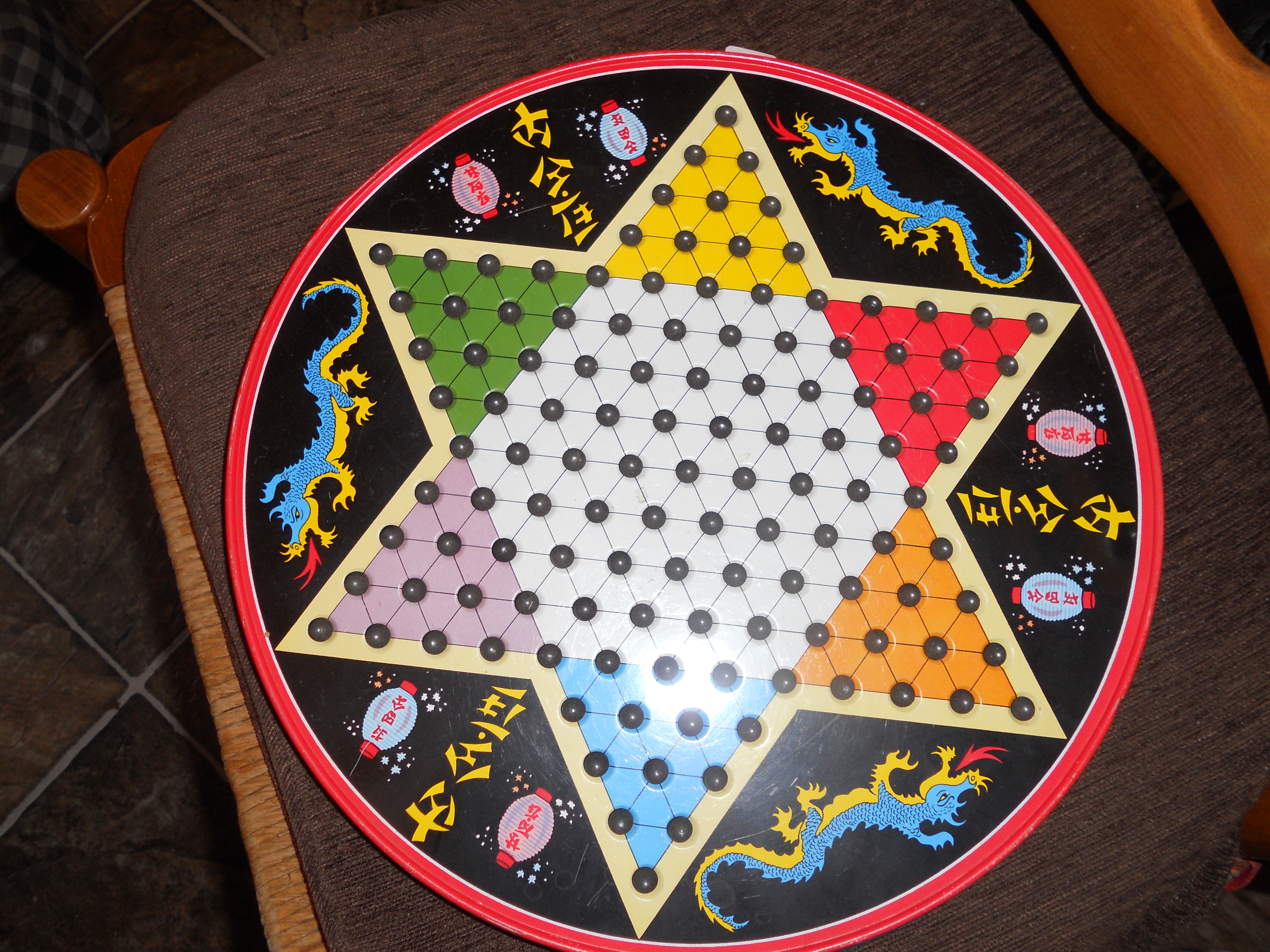 Ohio Art Co Tin Checker and Parcheesi Game