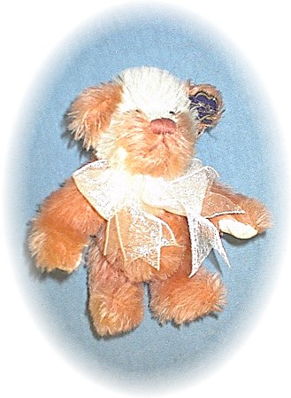 Annette Funicello Bear PeachChampagne & Cream 5 Inch