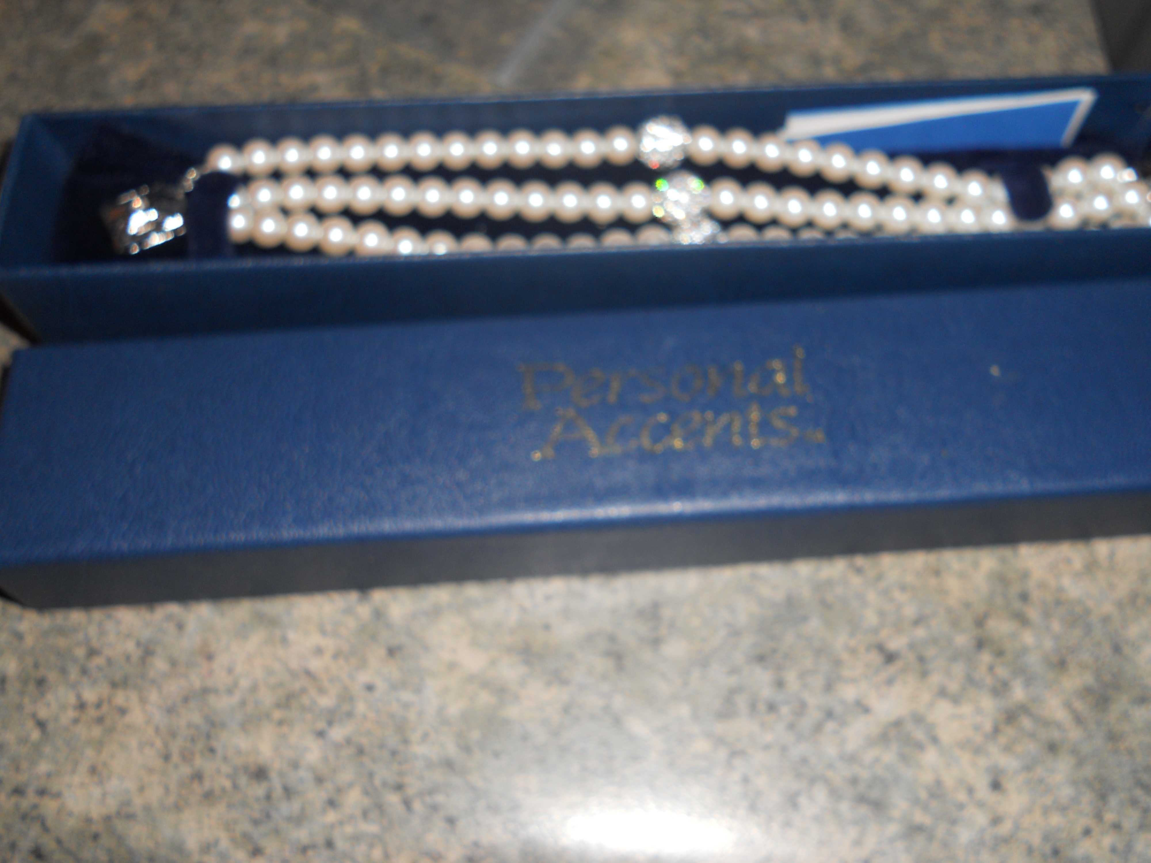 Personal Accents Pearls Bracelet, MIB