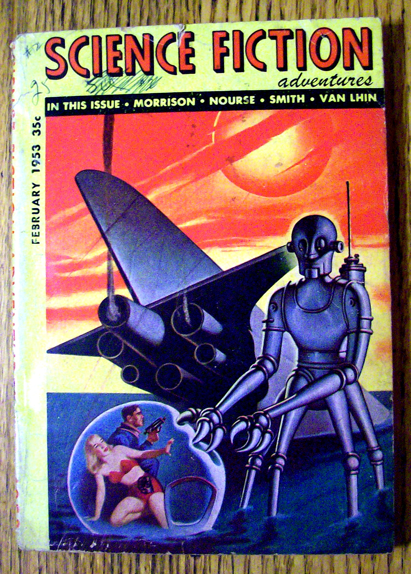Science Fiction Adventures Magazine February 1953