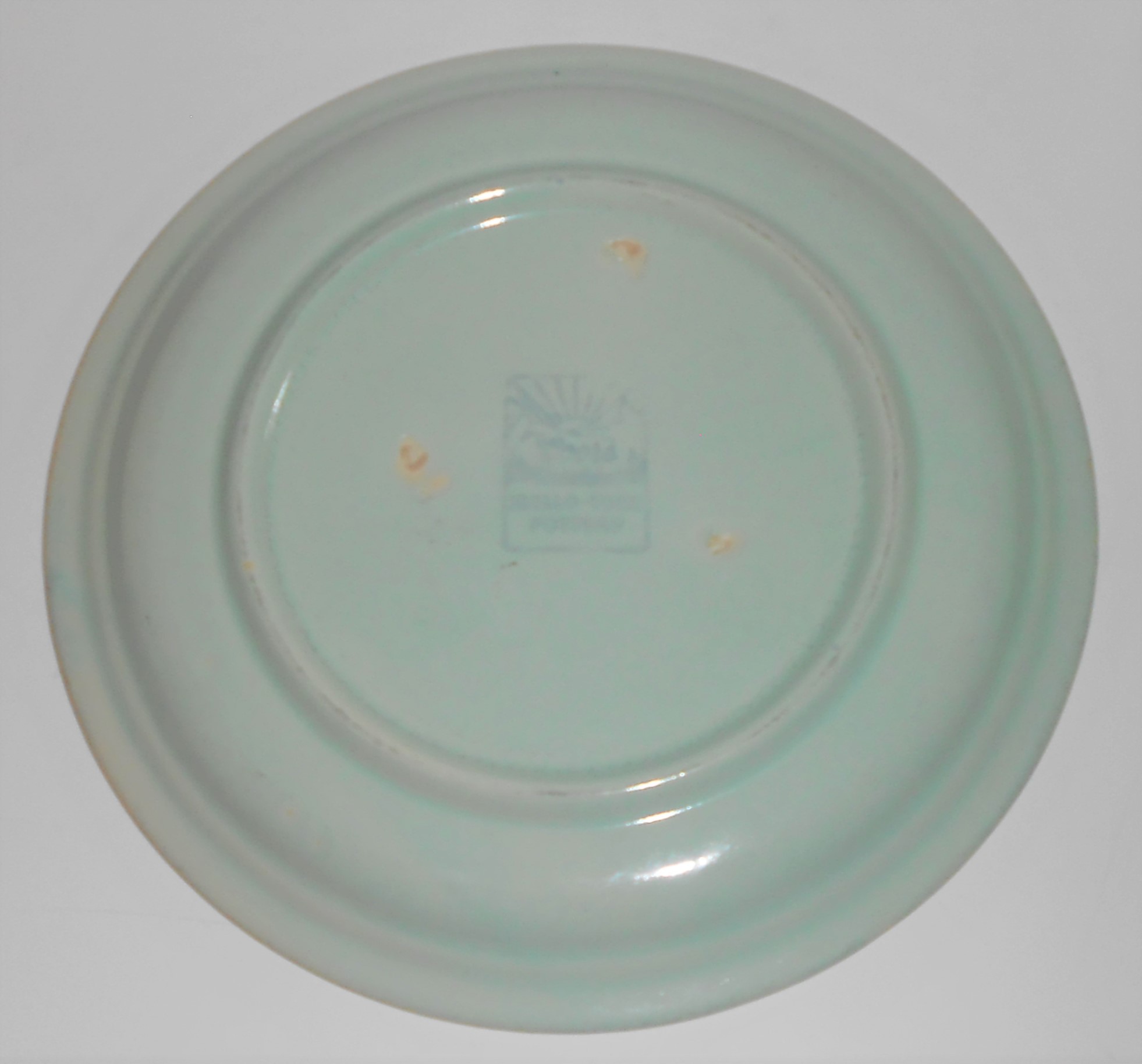 Coors Pottery Mello-Tone Green Dessert Plate