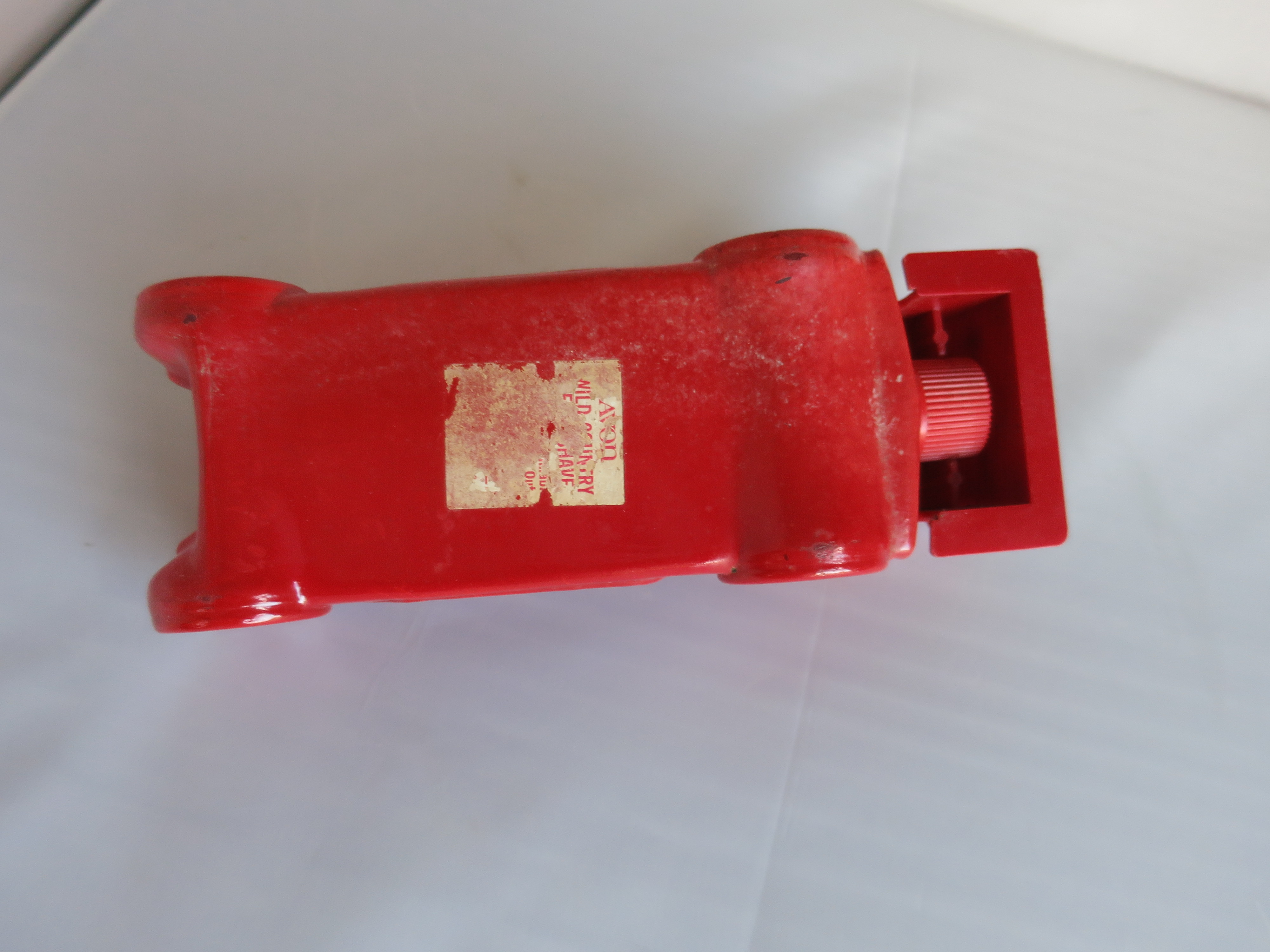 Avon 1910 Fire Truck Wild Country Glass Bottle