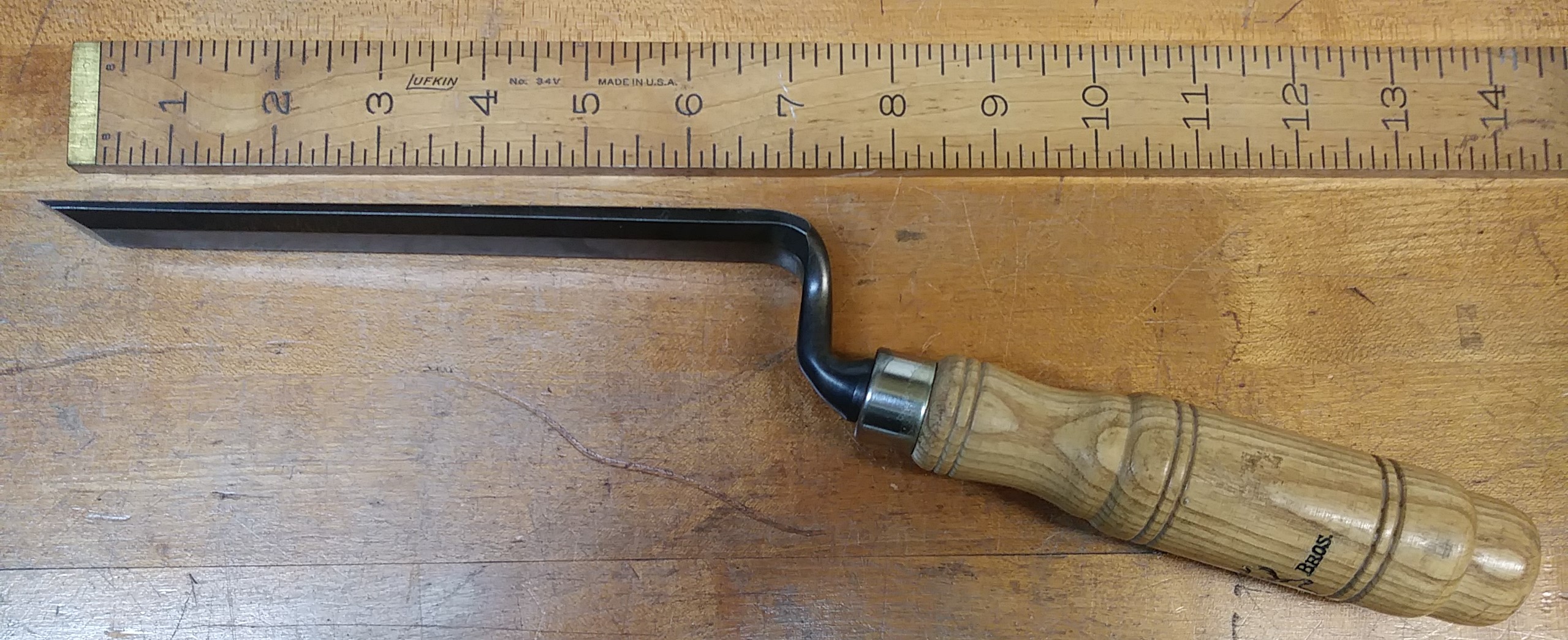 Buck Brothers Crank Neck Beveled Flat Chisel 1.0 Inch
