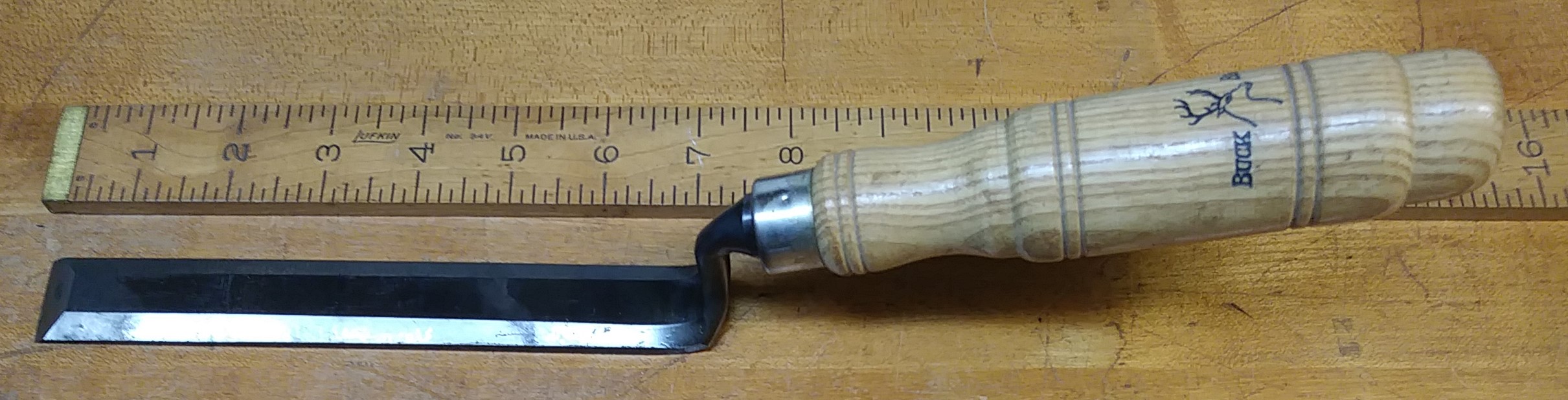 Buck Brothers Crank Neck Beveled Flat Chisel 1.0 Inch