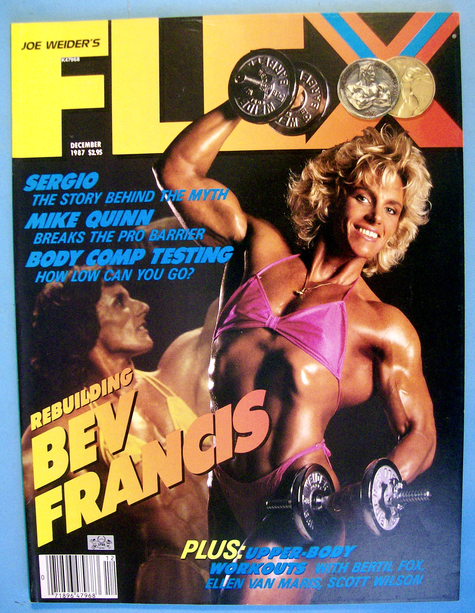 Joe Weider Flex Magazine December 1987 Bev Francis