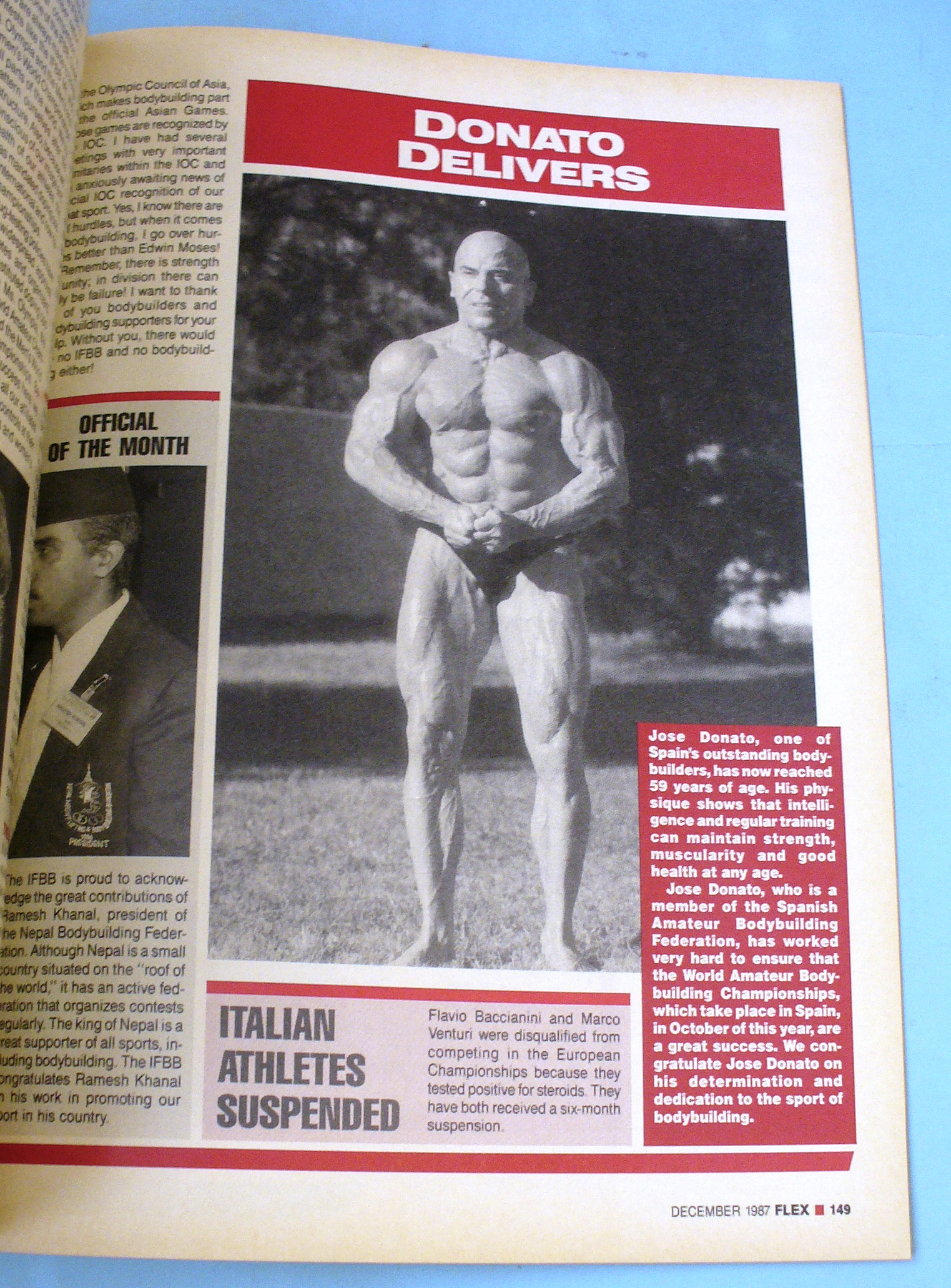 Joe Weider Flex Magazine December 1987 Bev Francis