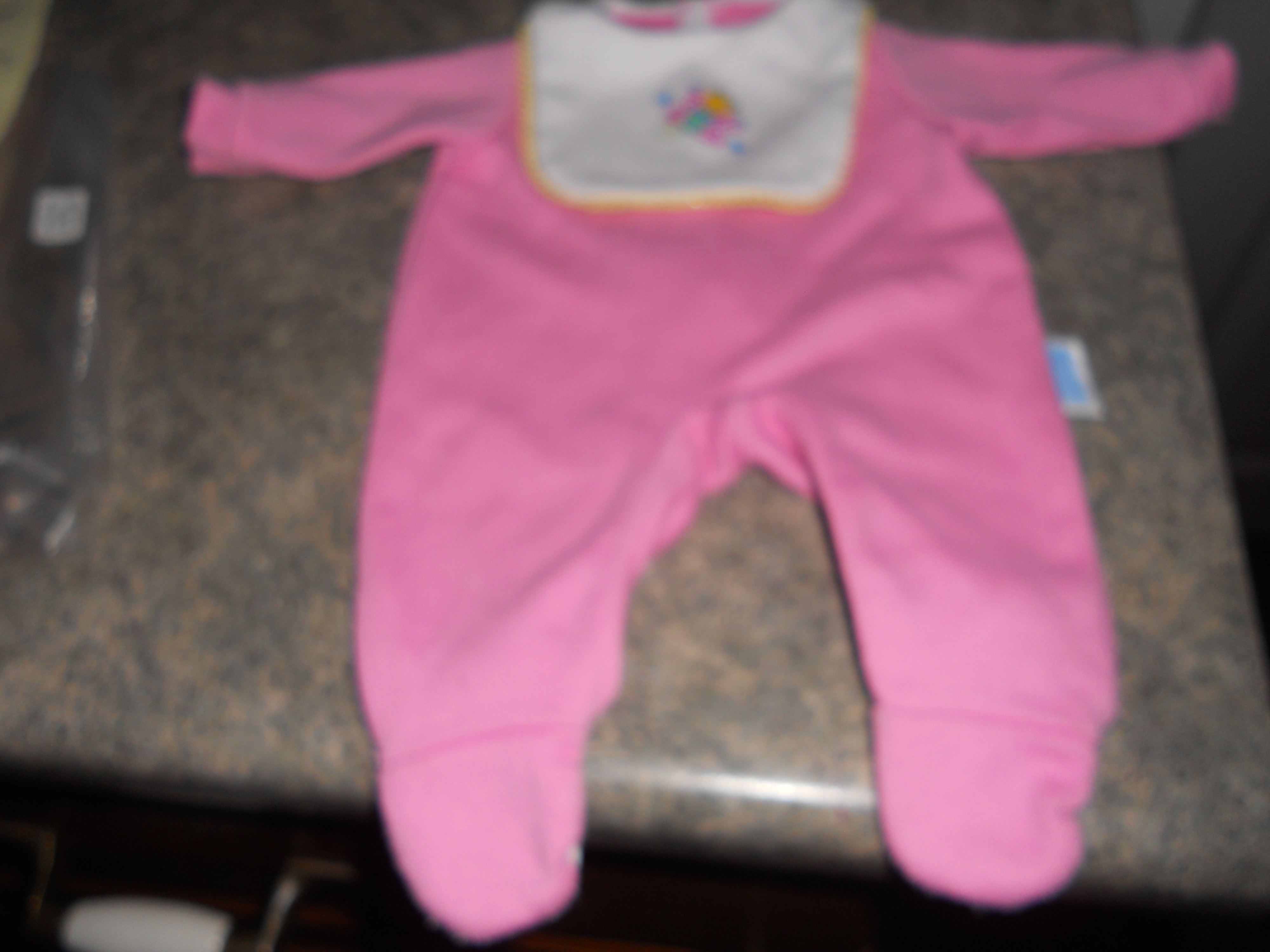 Fisher Price Doll Clothes Footed Romper