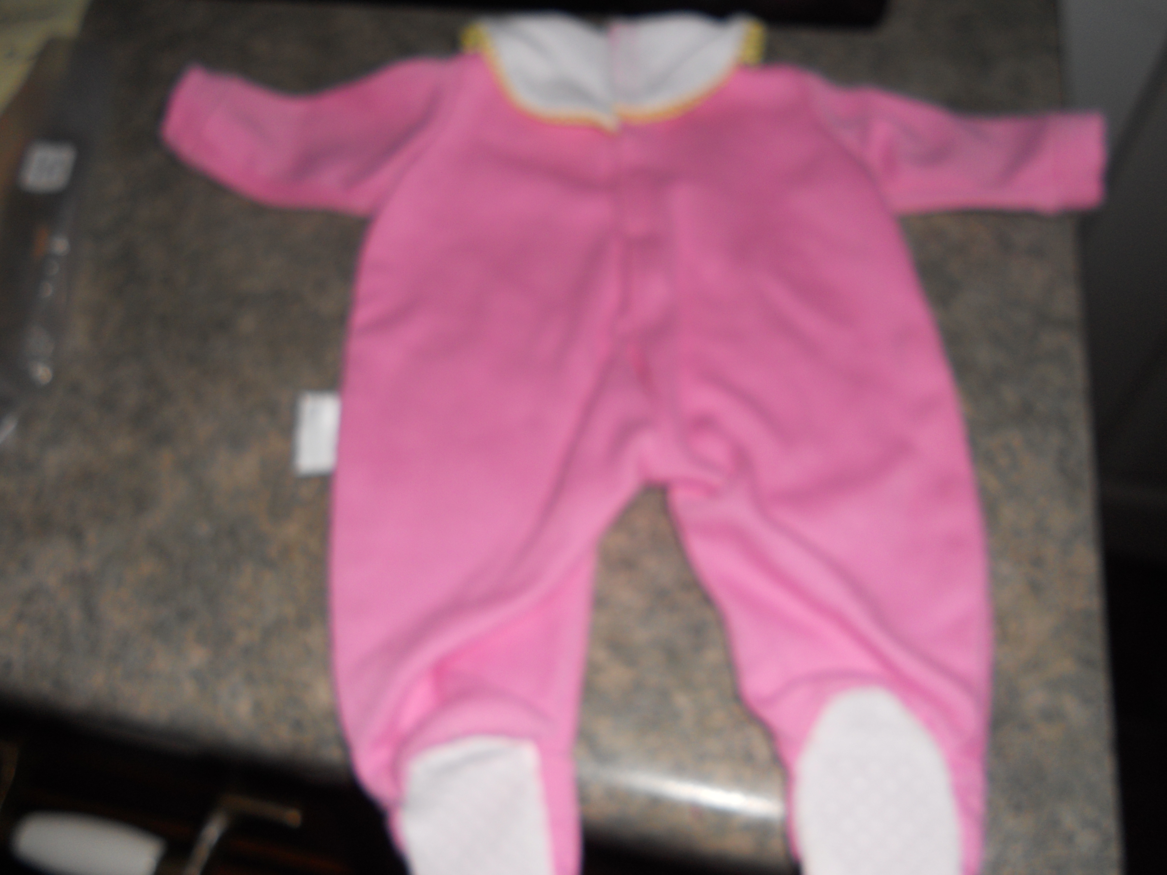 Fisher Price Doll Clothes Footed Romper