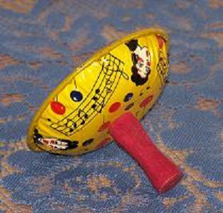 New Year’S Eve Noisemaker W/ Faces & Balloons