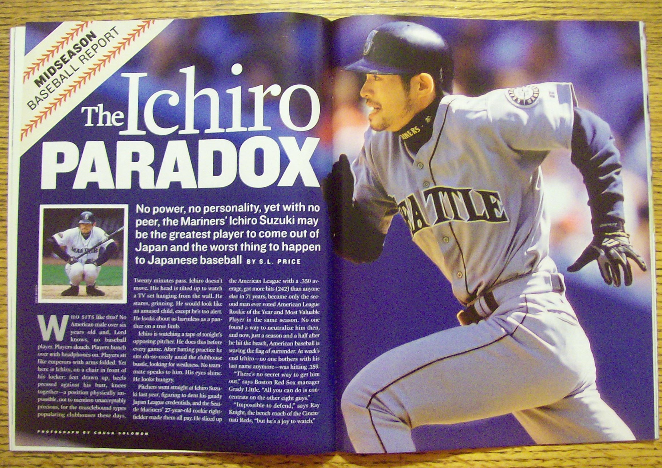 Sports Illustrated Magazine July 8, 2002 Ichiro