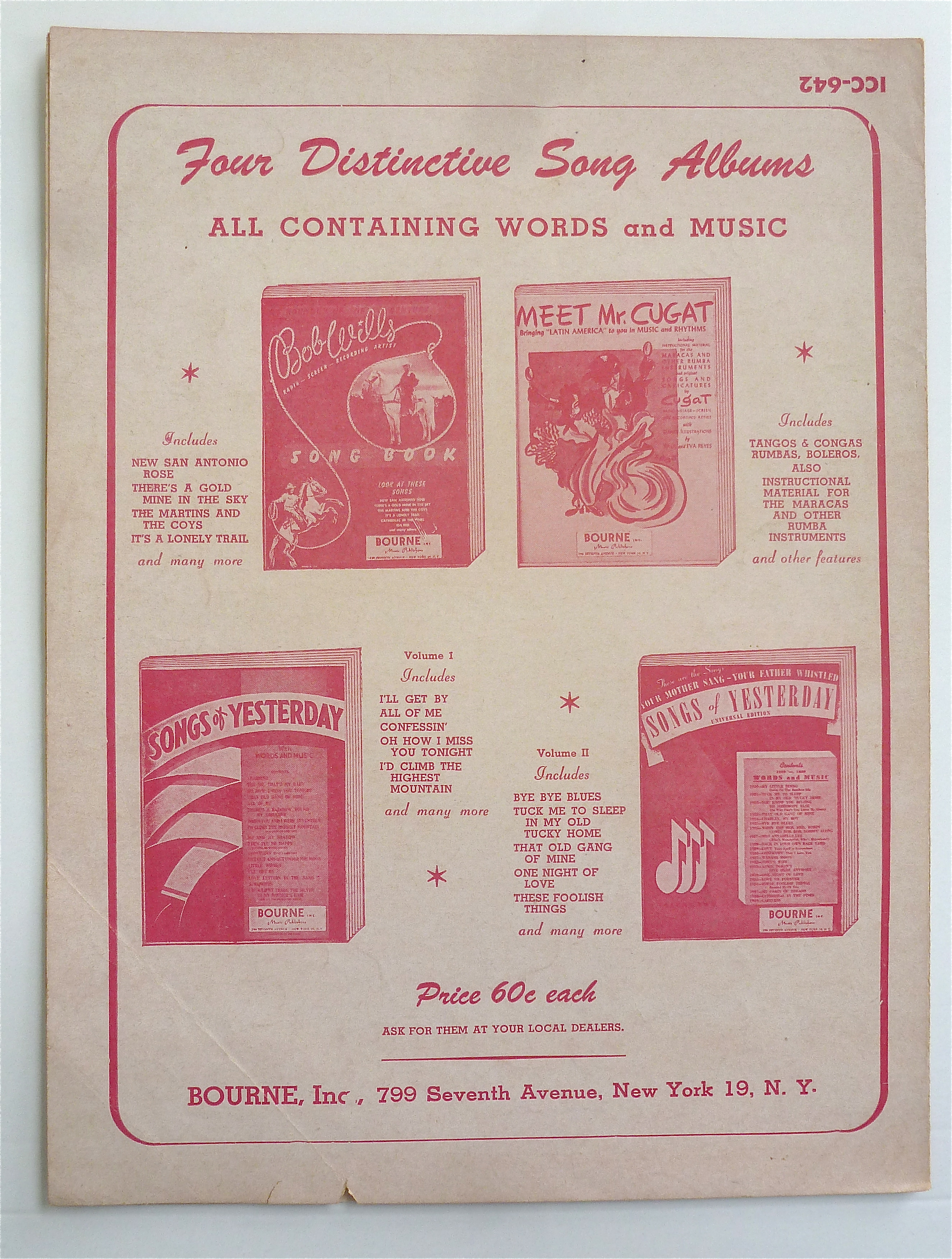 Sheet Music For 1948 A Little Bird Told Me