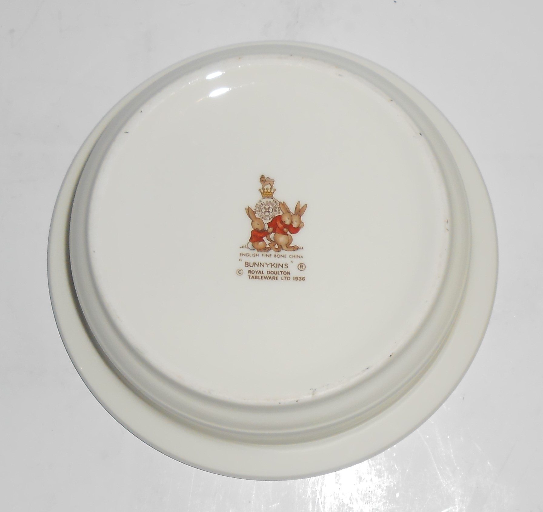Royal Doulton China Bunnykins Teeter Totter Child's B