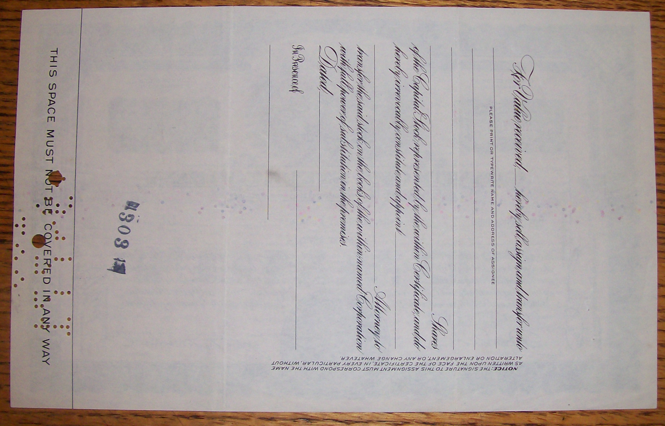 1951 Granite City Steel Company Stock Certificate