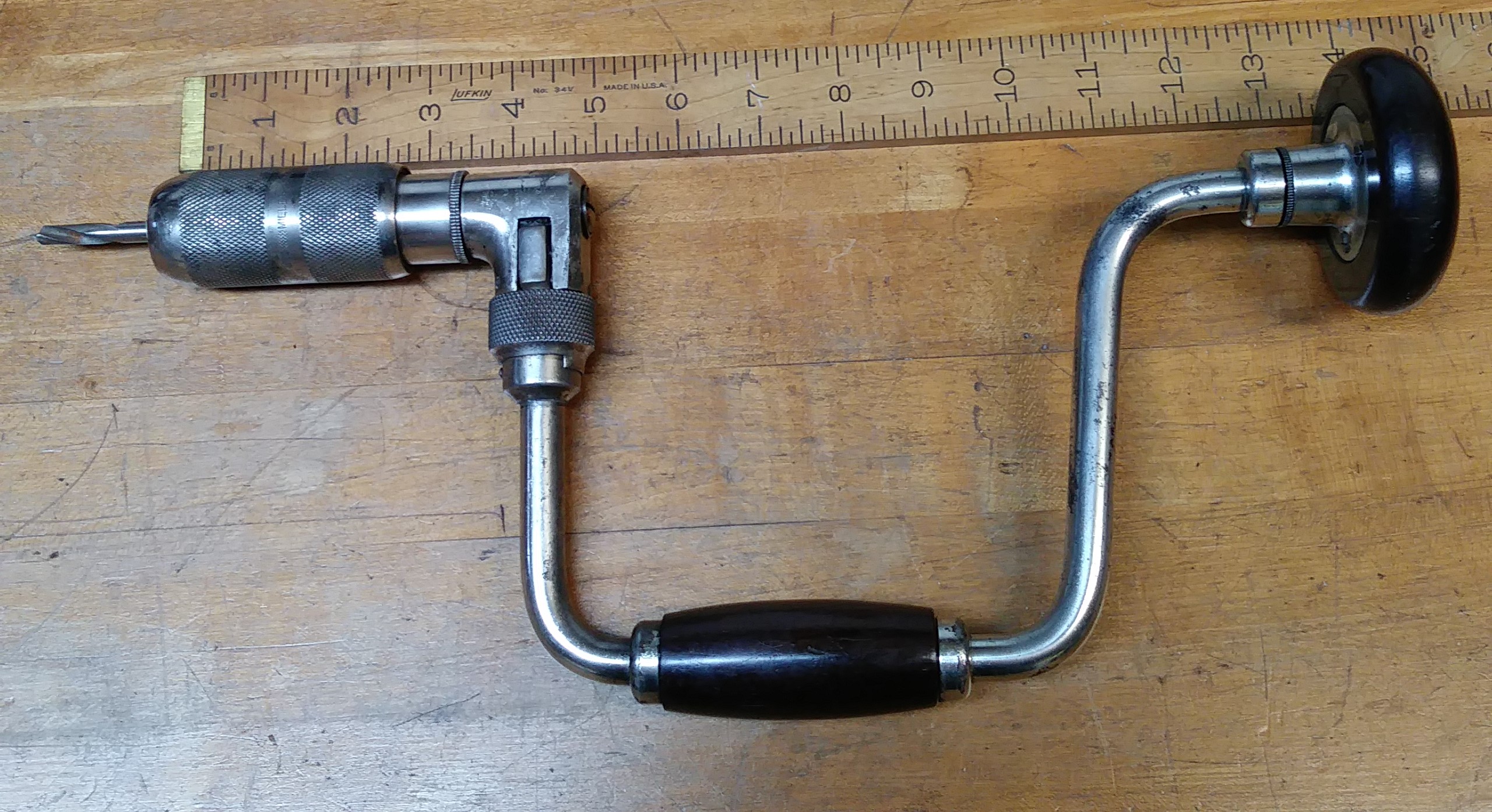Millers Falls No. 732-10 Holdall Ratchet Auger Brace