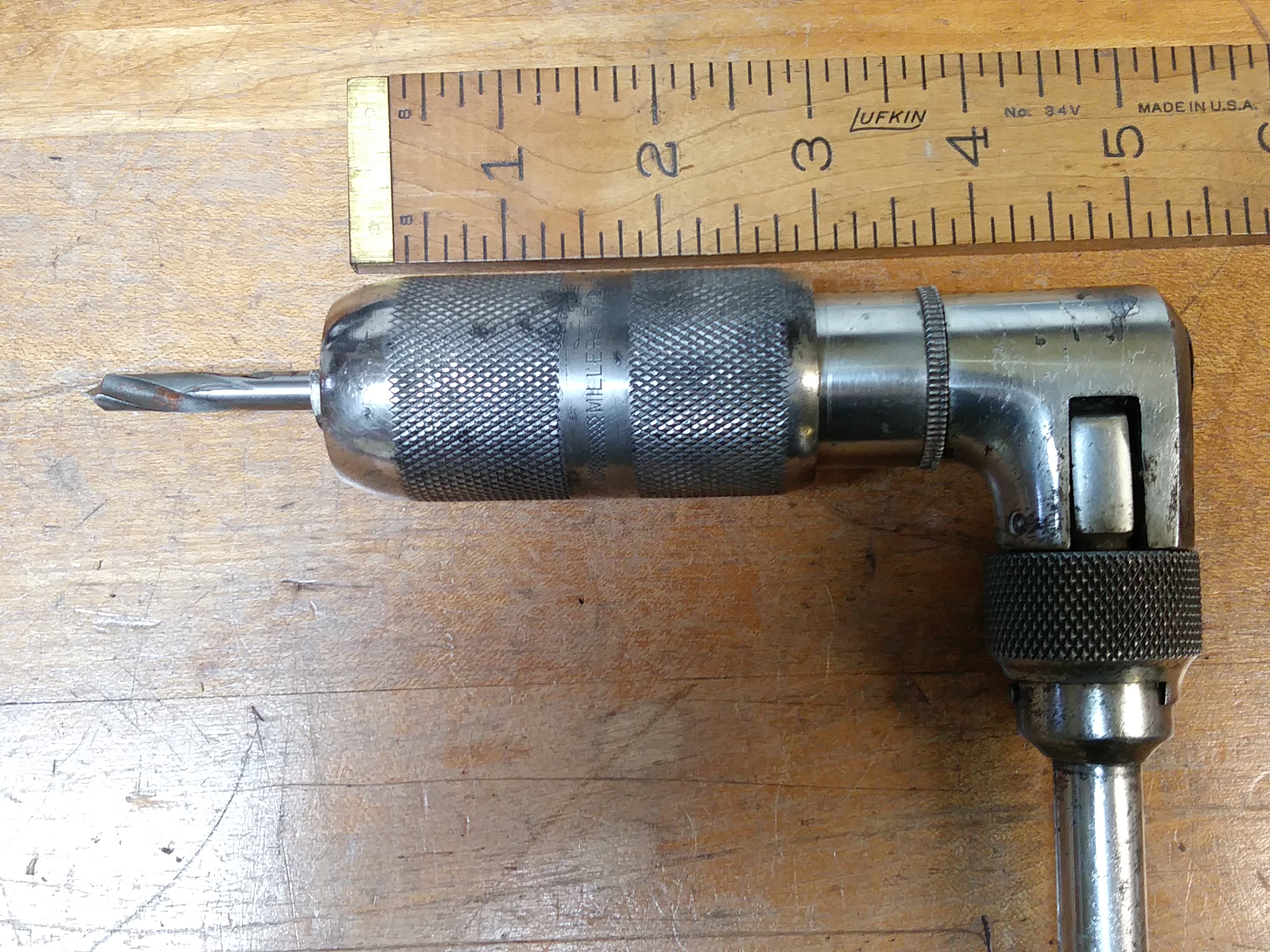 Millers Falls No. 732-10 Holdall Ratchet Auger Brace