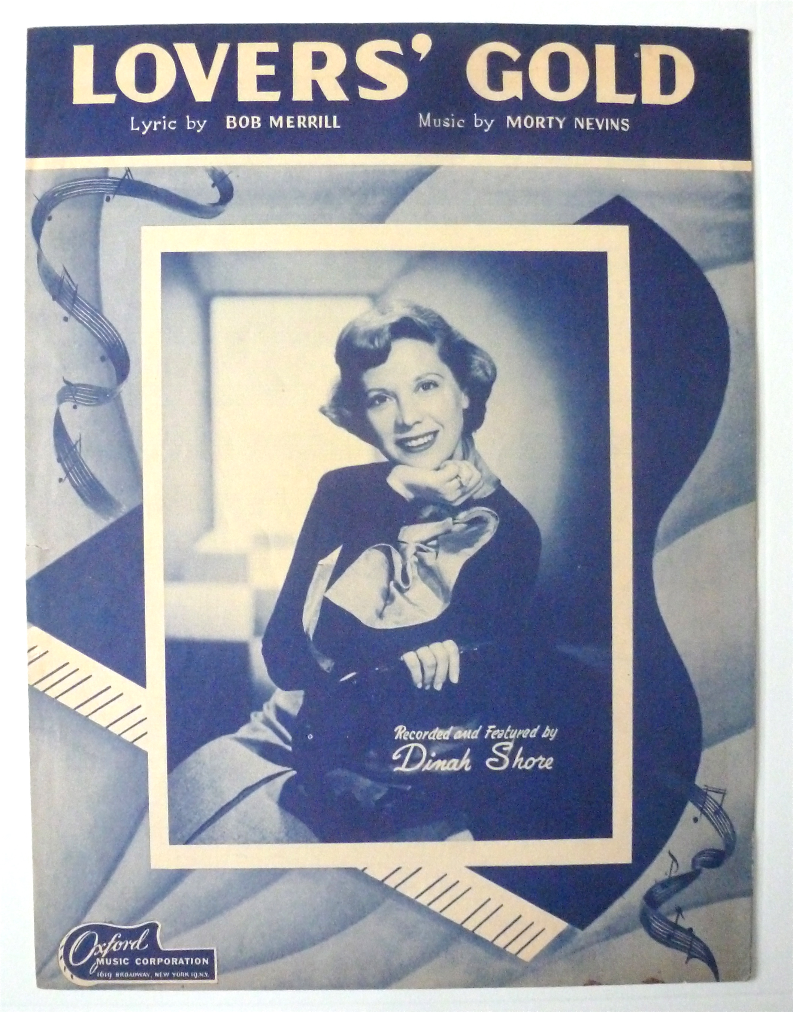 Sheet Music For 1949 Lovers' Gold
