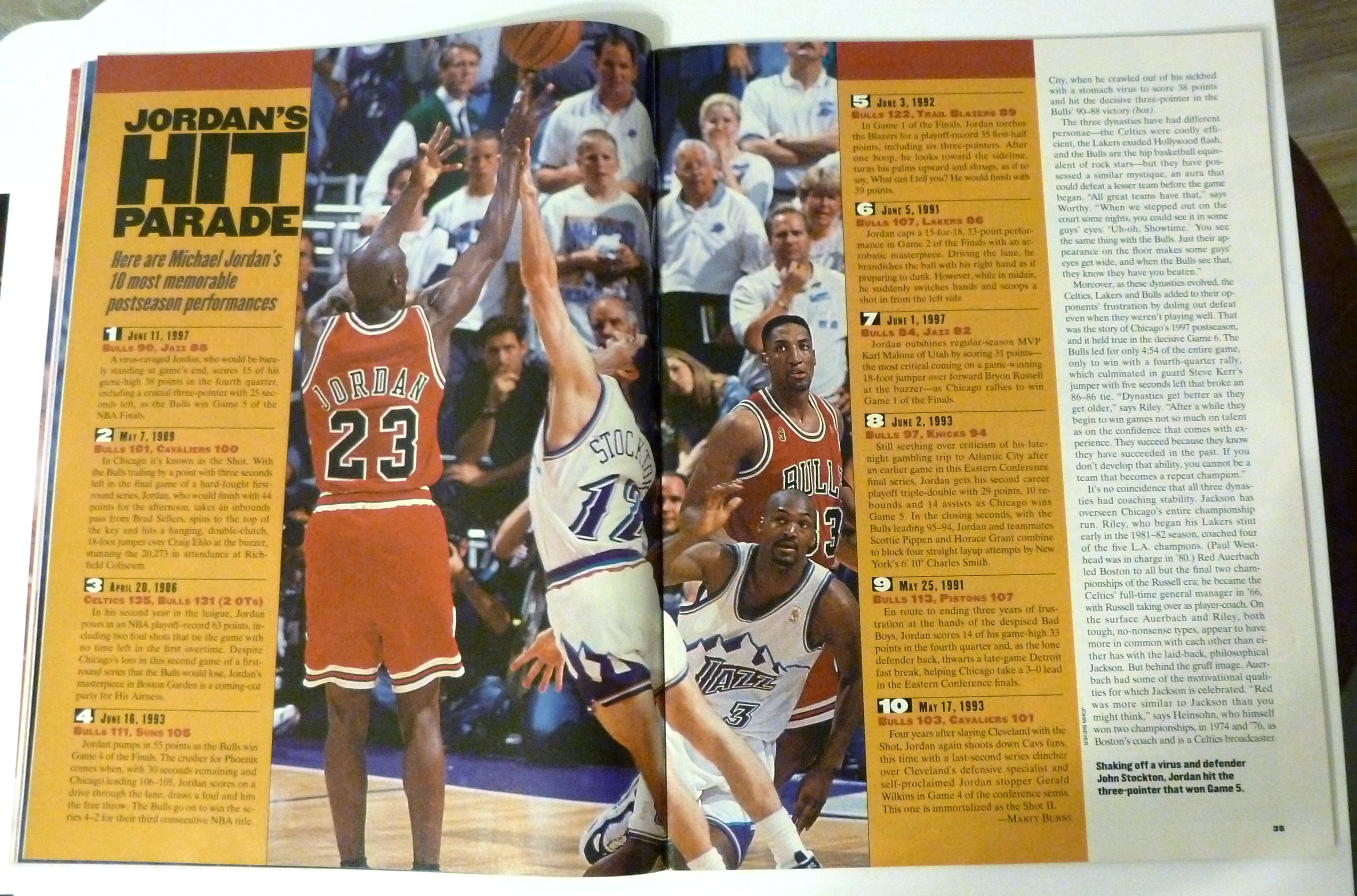 Sports Illustrated Magazine June 23, 1997 Michael J