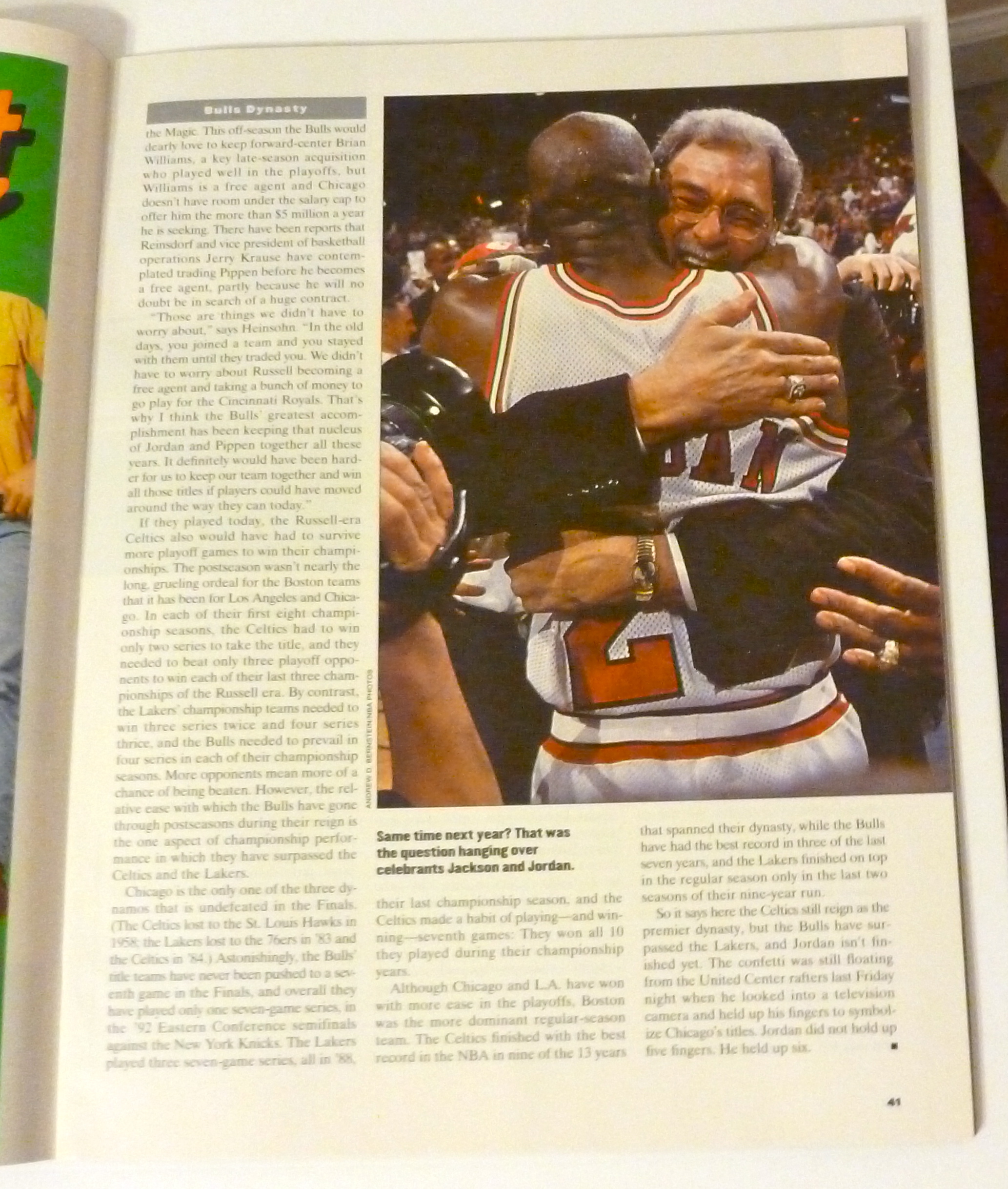 Sports Illustrated Magazine June 23, 1997 Michael J