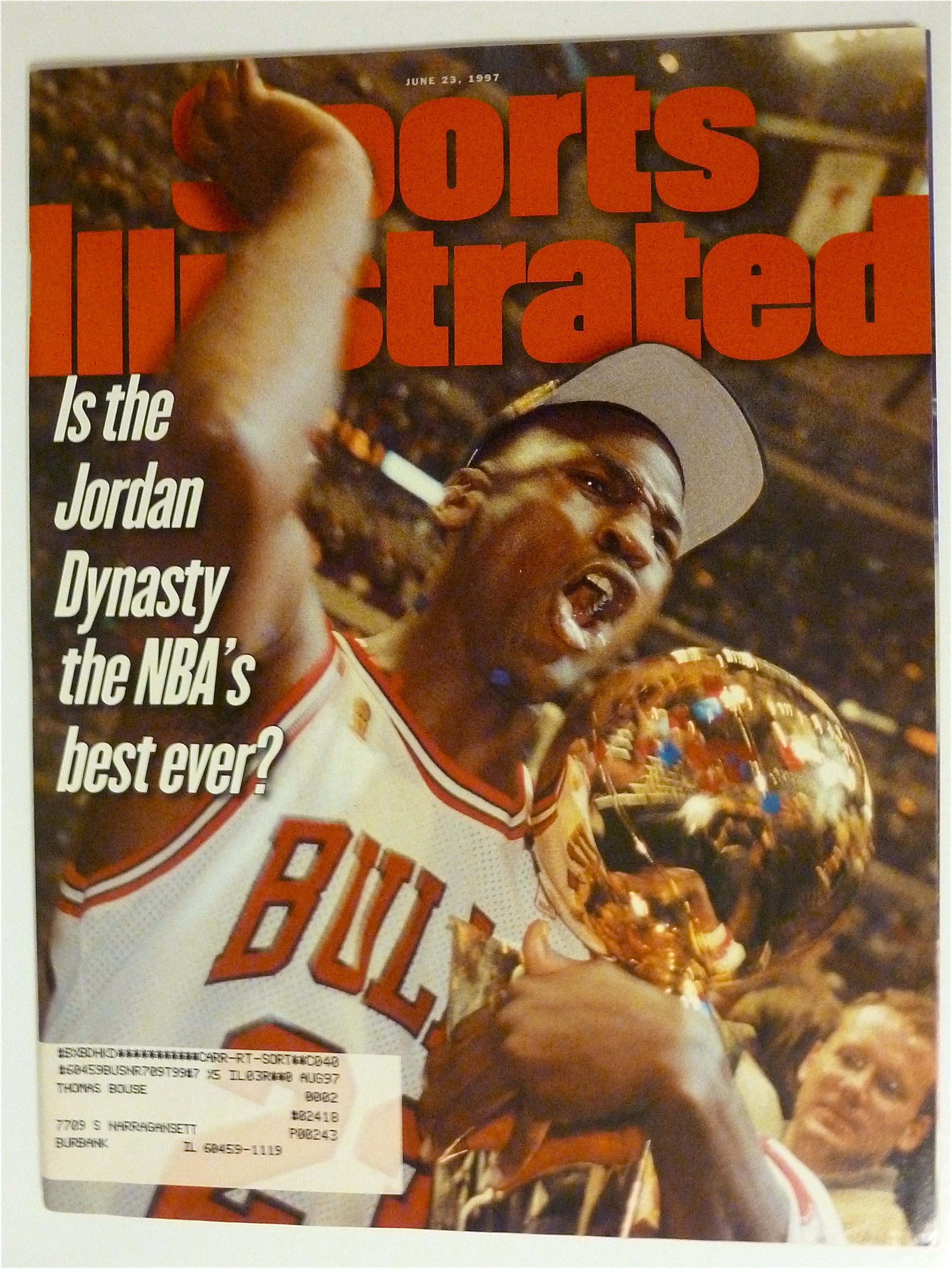 Sports Illustrated Magazine June 23, 1997 Michael J