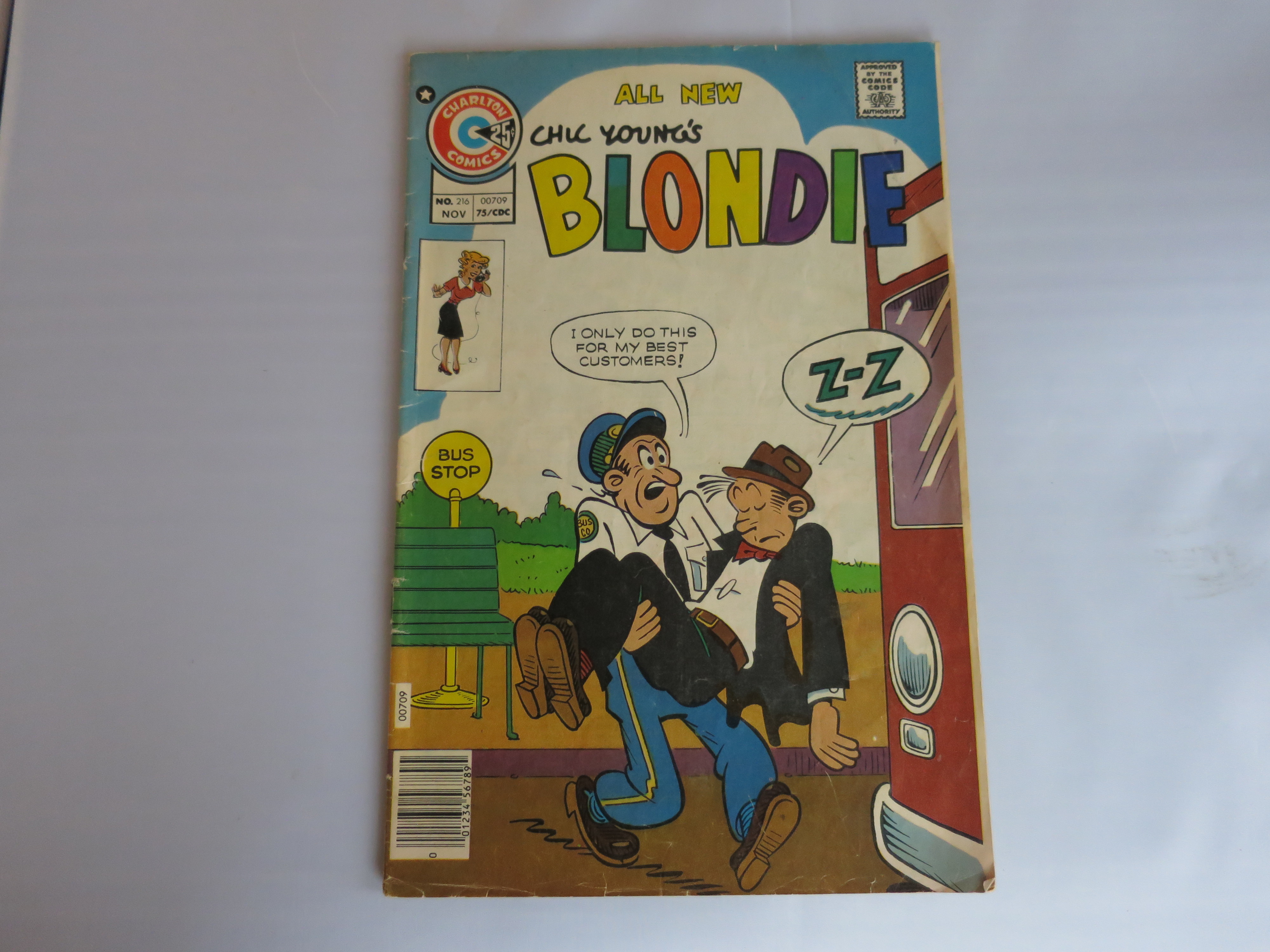 All New Chic Youngs Blondie Charlton Comic No 216