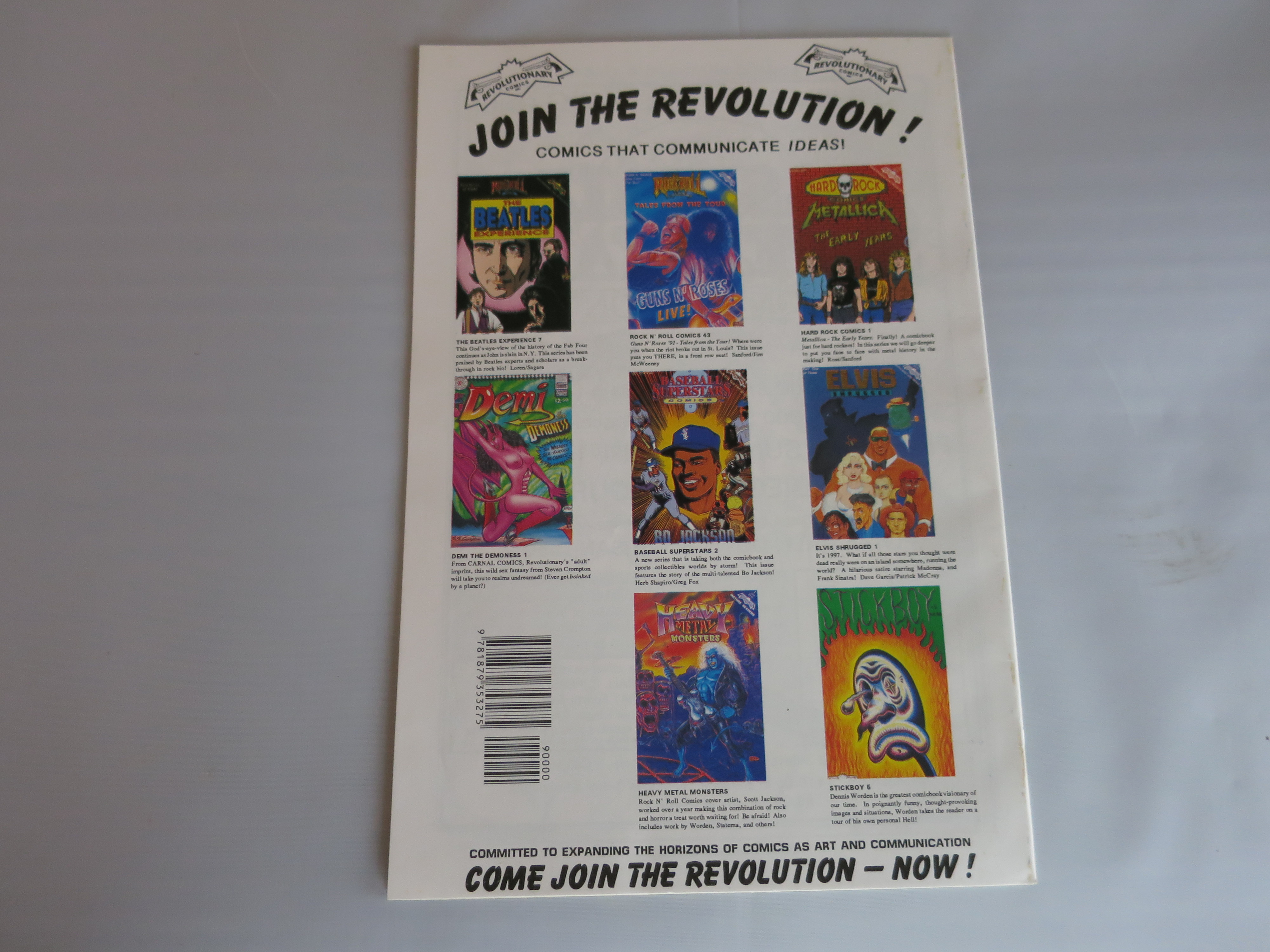 Revolutionary Baseball Super Stars Comics Bo Jackson 2