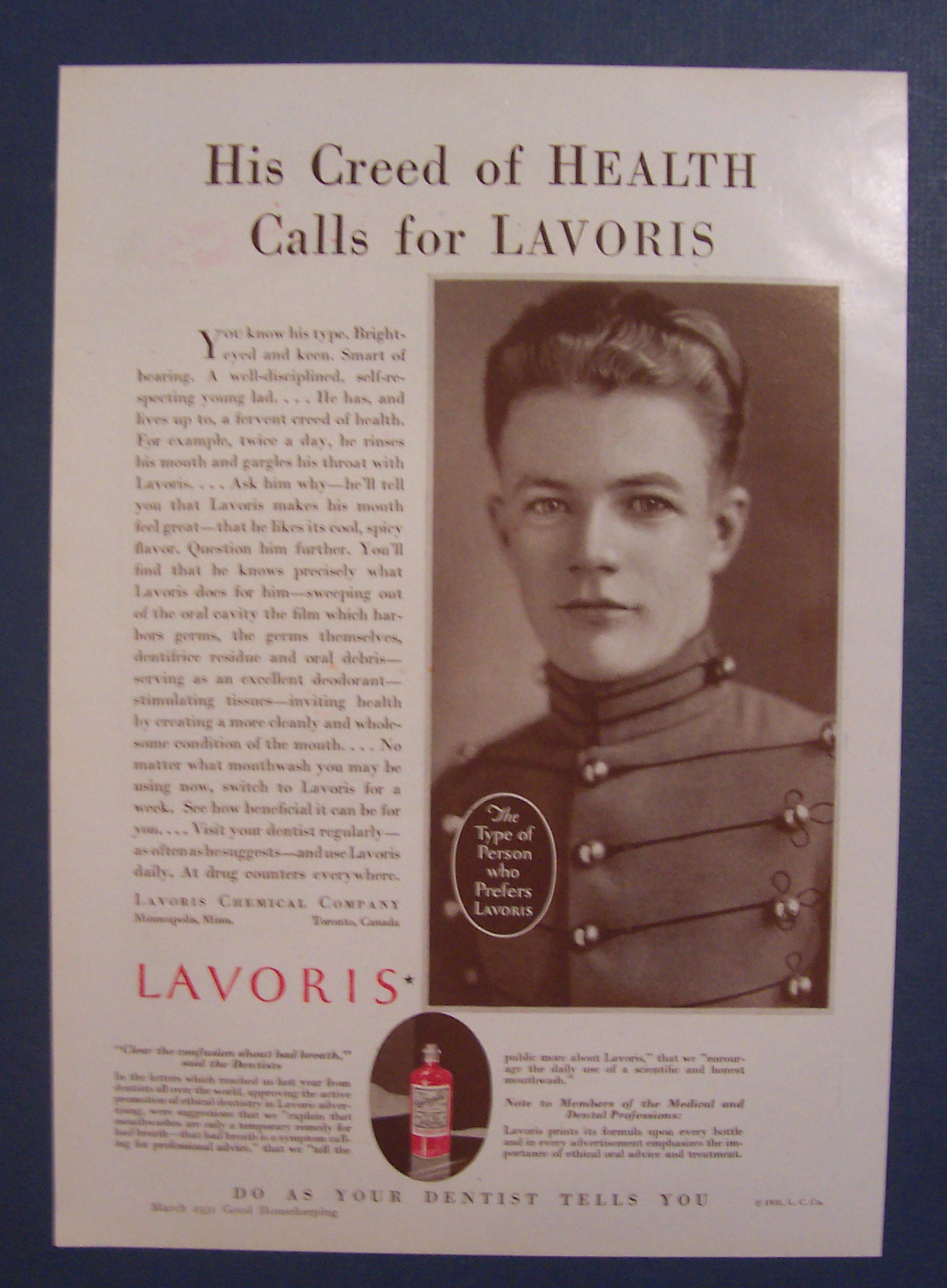 1931  Lavoris