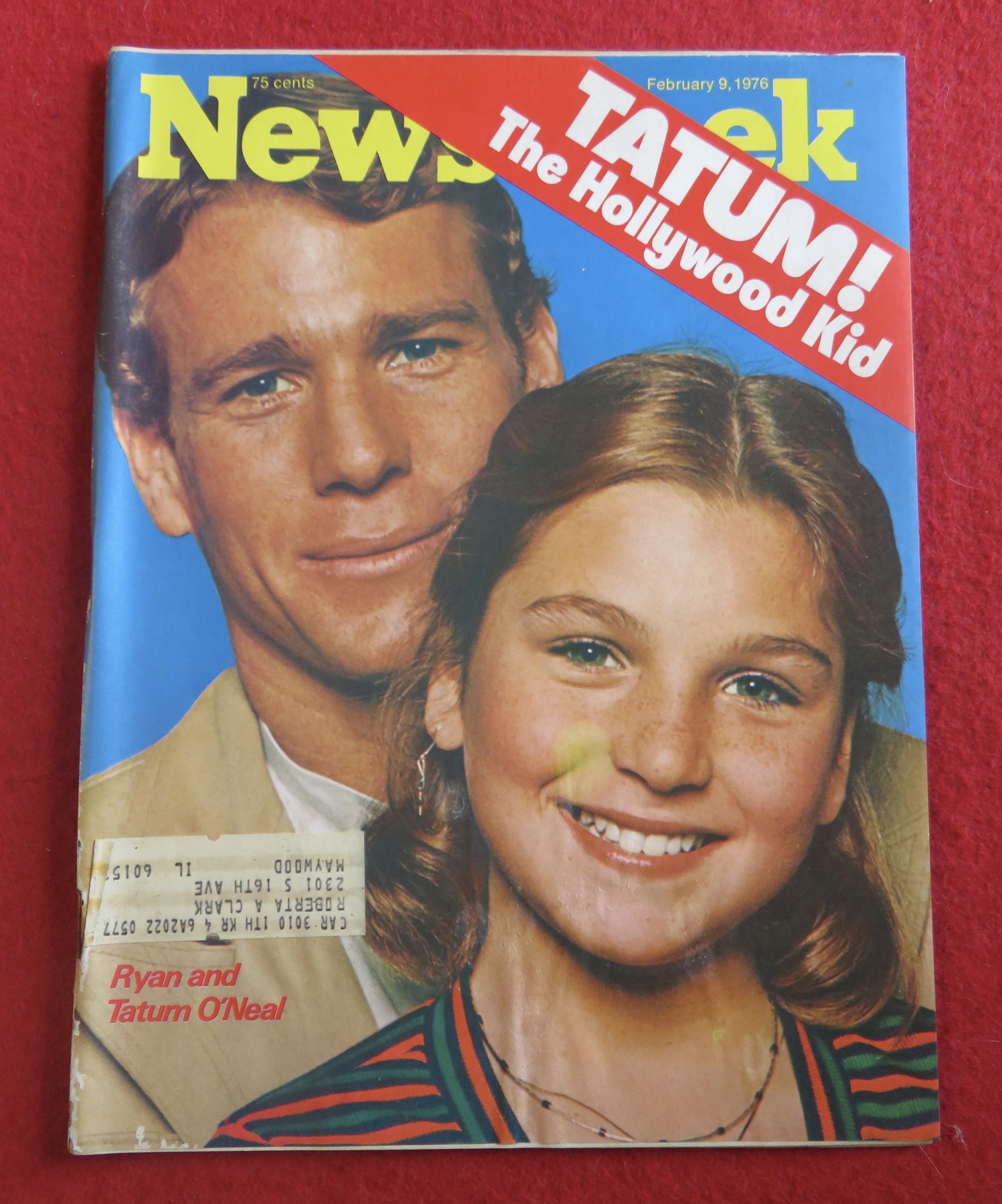 Newsweek Magazine-February 9, 1976-Ryan & Tatum O'Neal