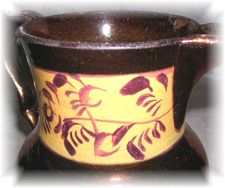 Allerton Longton England Copper Lustre Jug