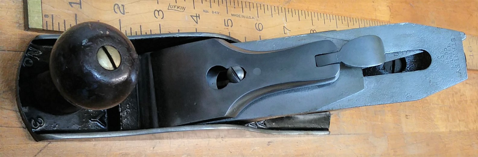 Stanley No. 3 Smooth Plane 1910-18