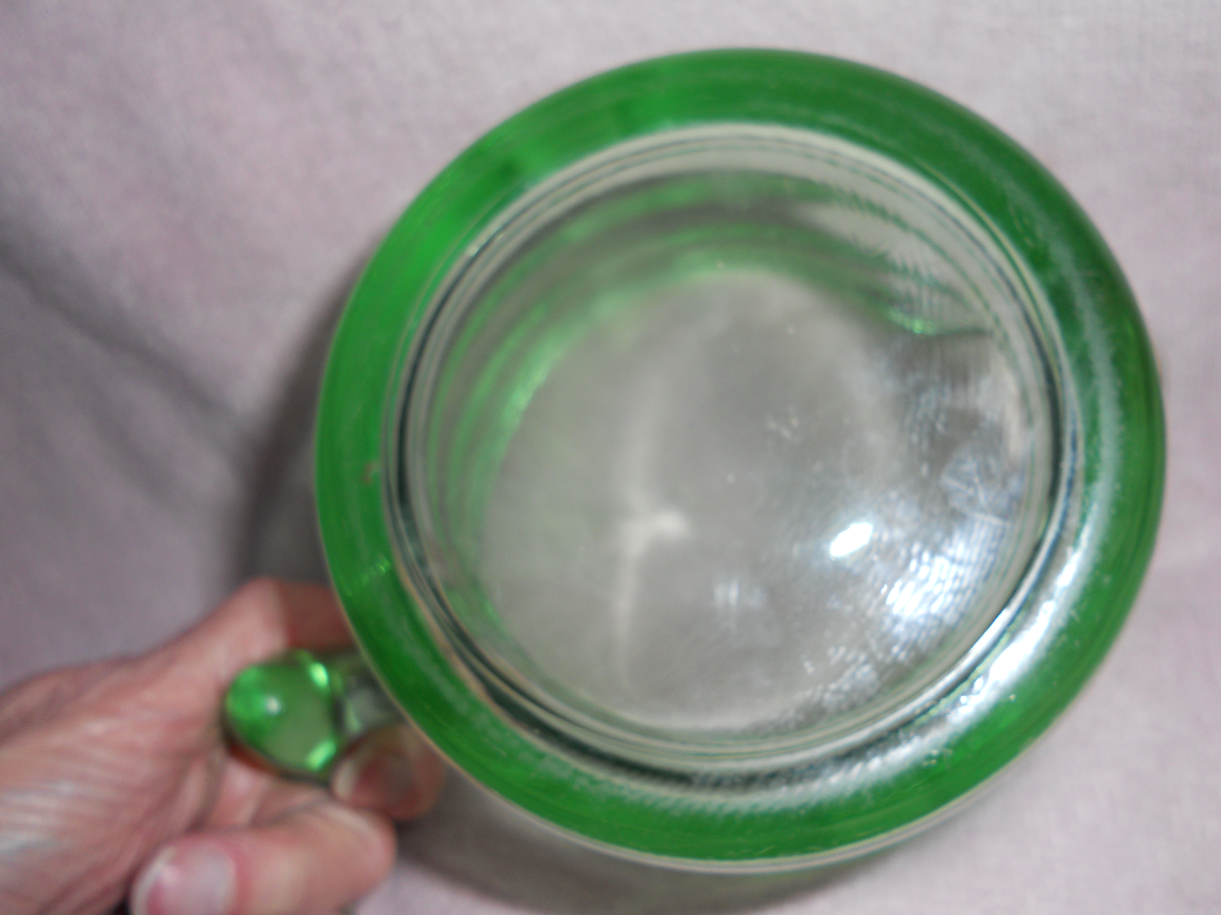 Depression Glass Measuring Cup ounces pint