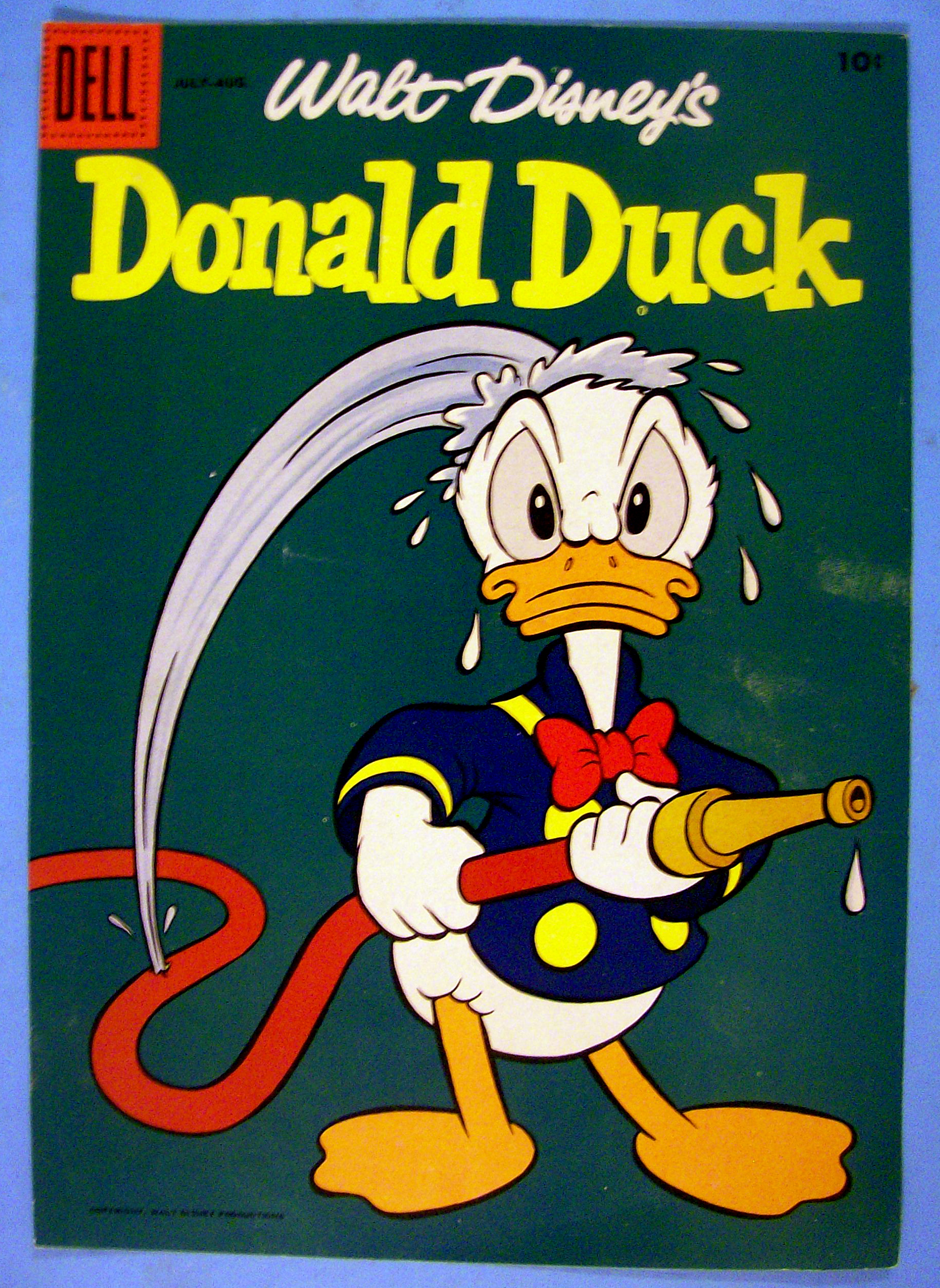 Donald Duck Comic Cover #60  July-August 1958