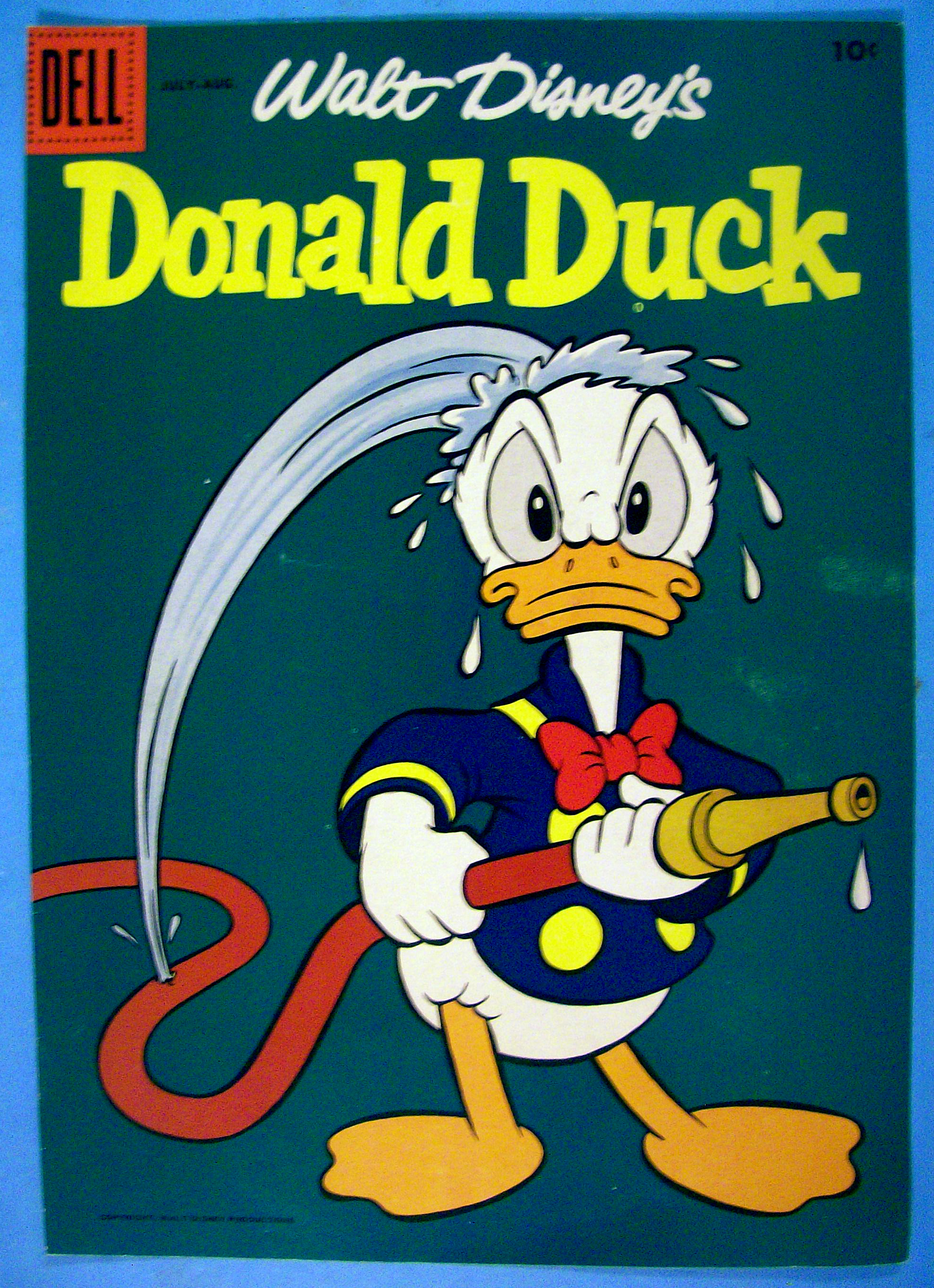 Donald Duck Comic Cover #60  July-August 1958