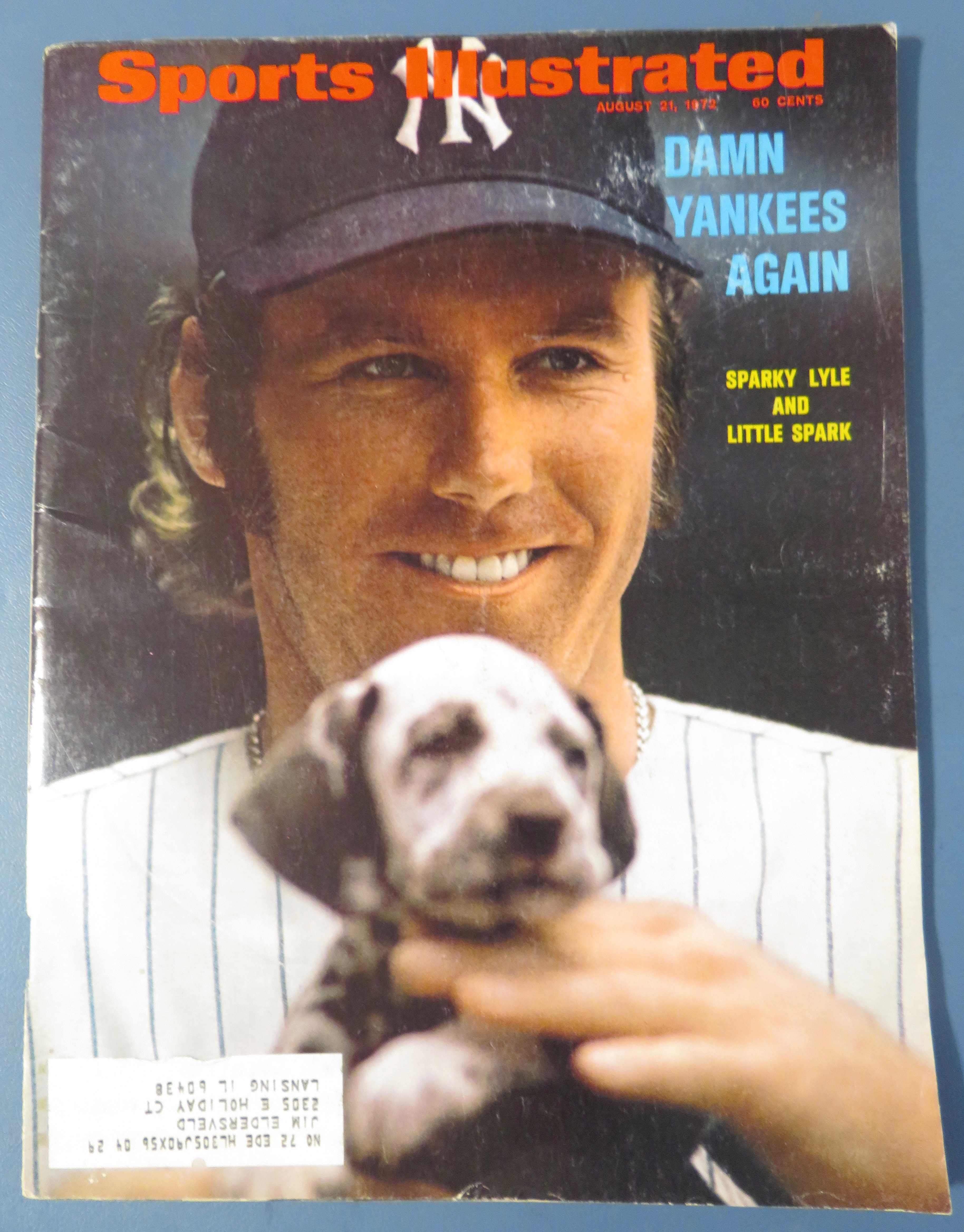Sports Illustrated Magazine August  21, 1972 Sparky