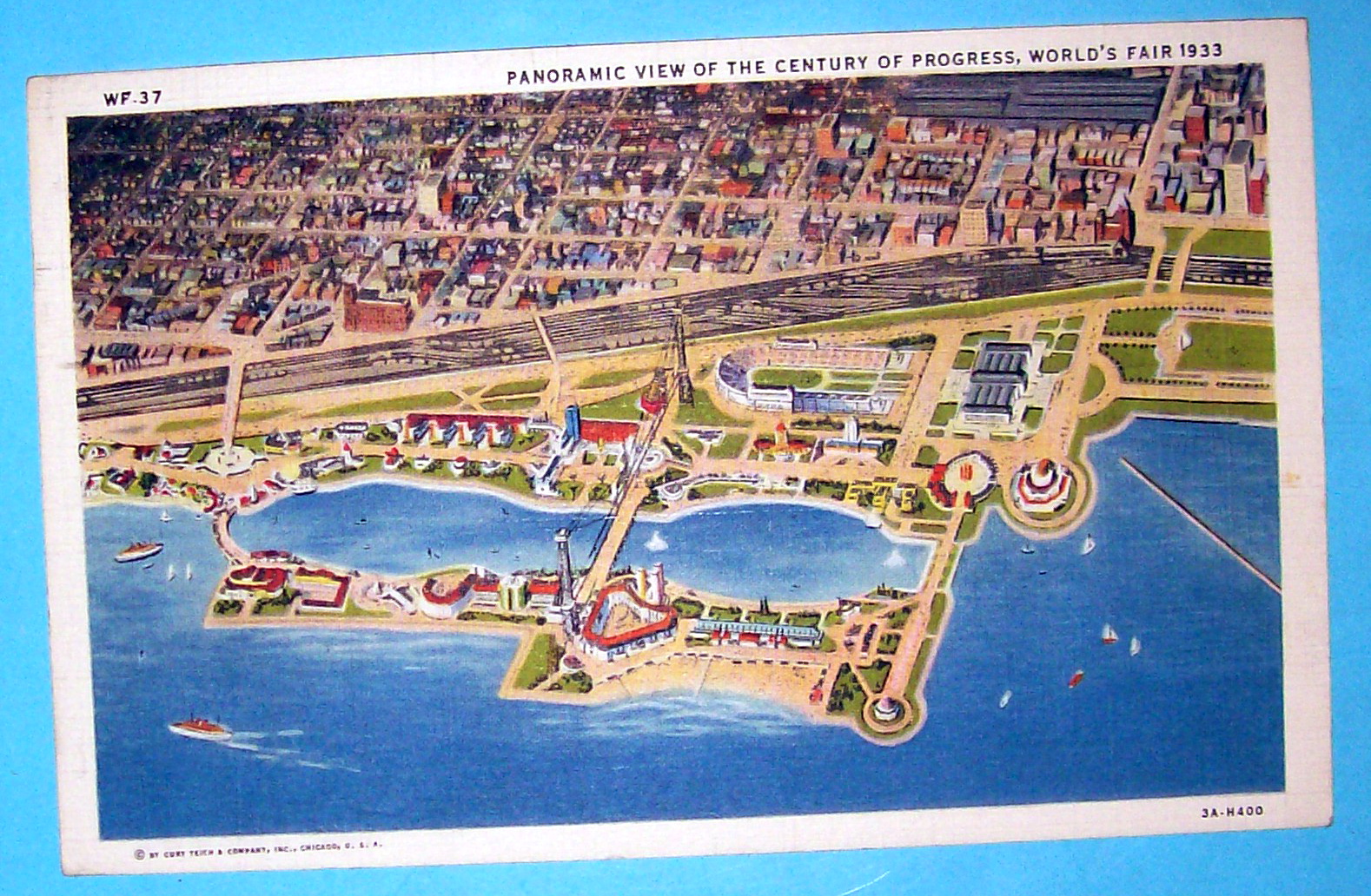 1933 Century of Progress, Century Of Progress Postcard
