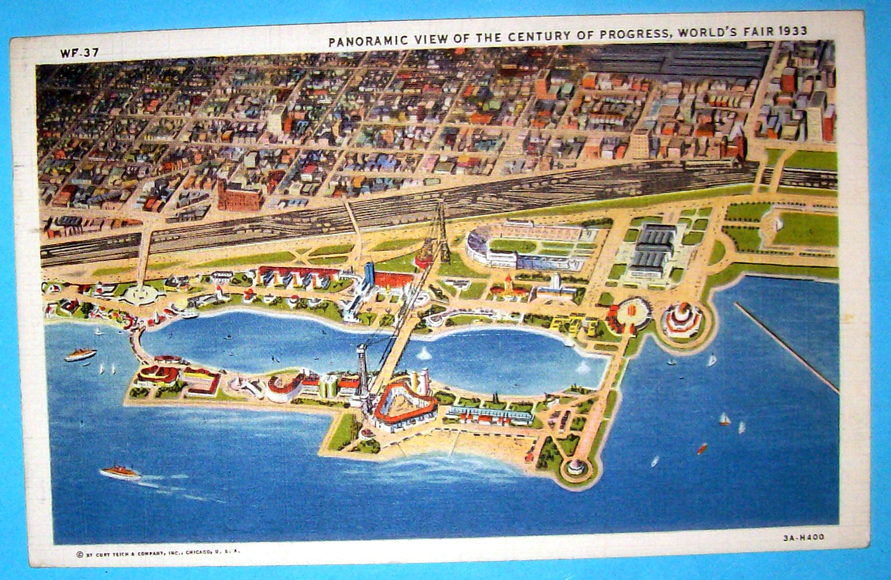 1933 Century of Progress, Century Of Progress Postcard