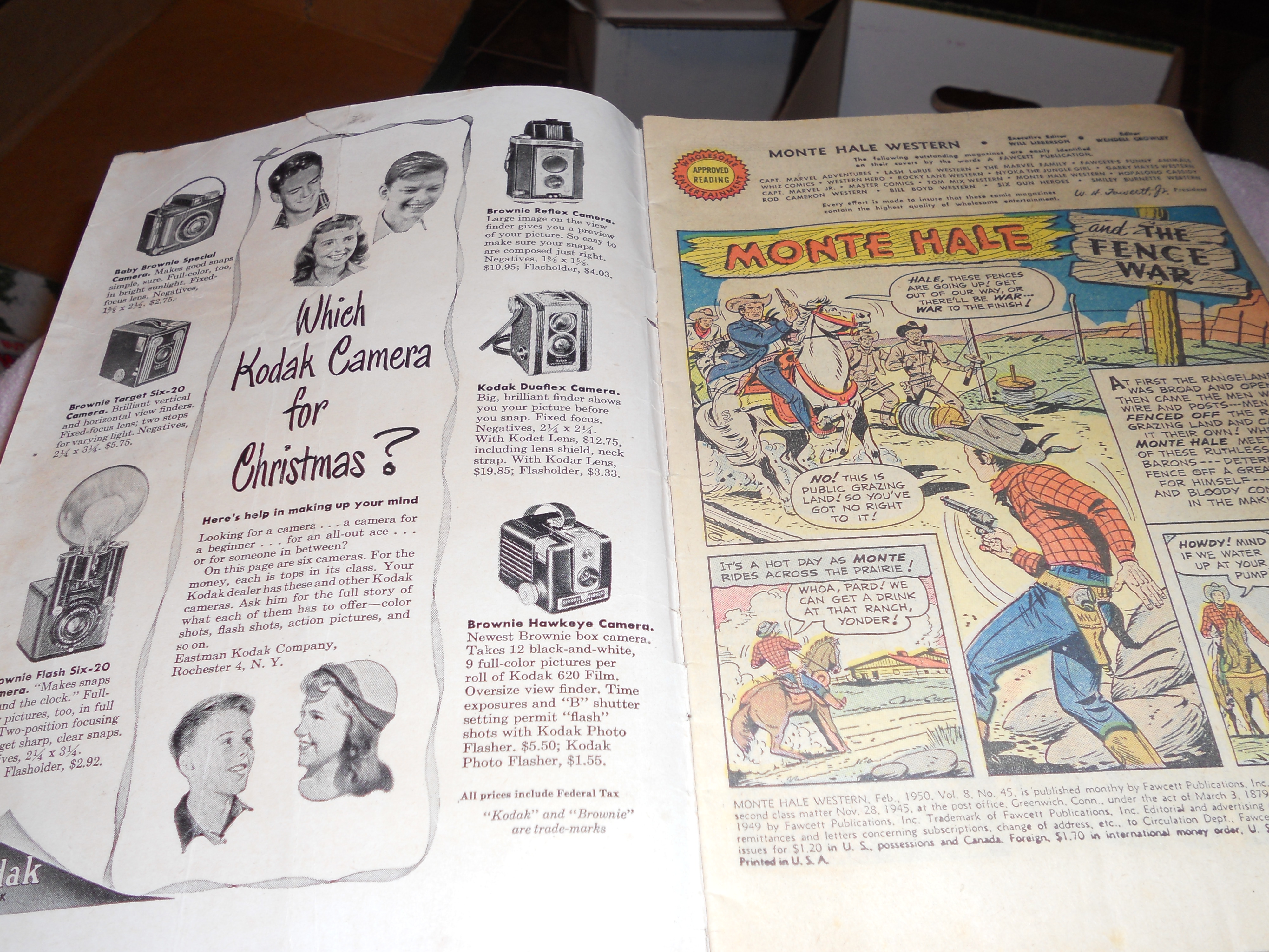 Monte Hale Comic, 1950 Western