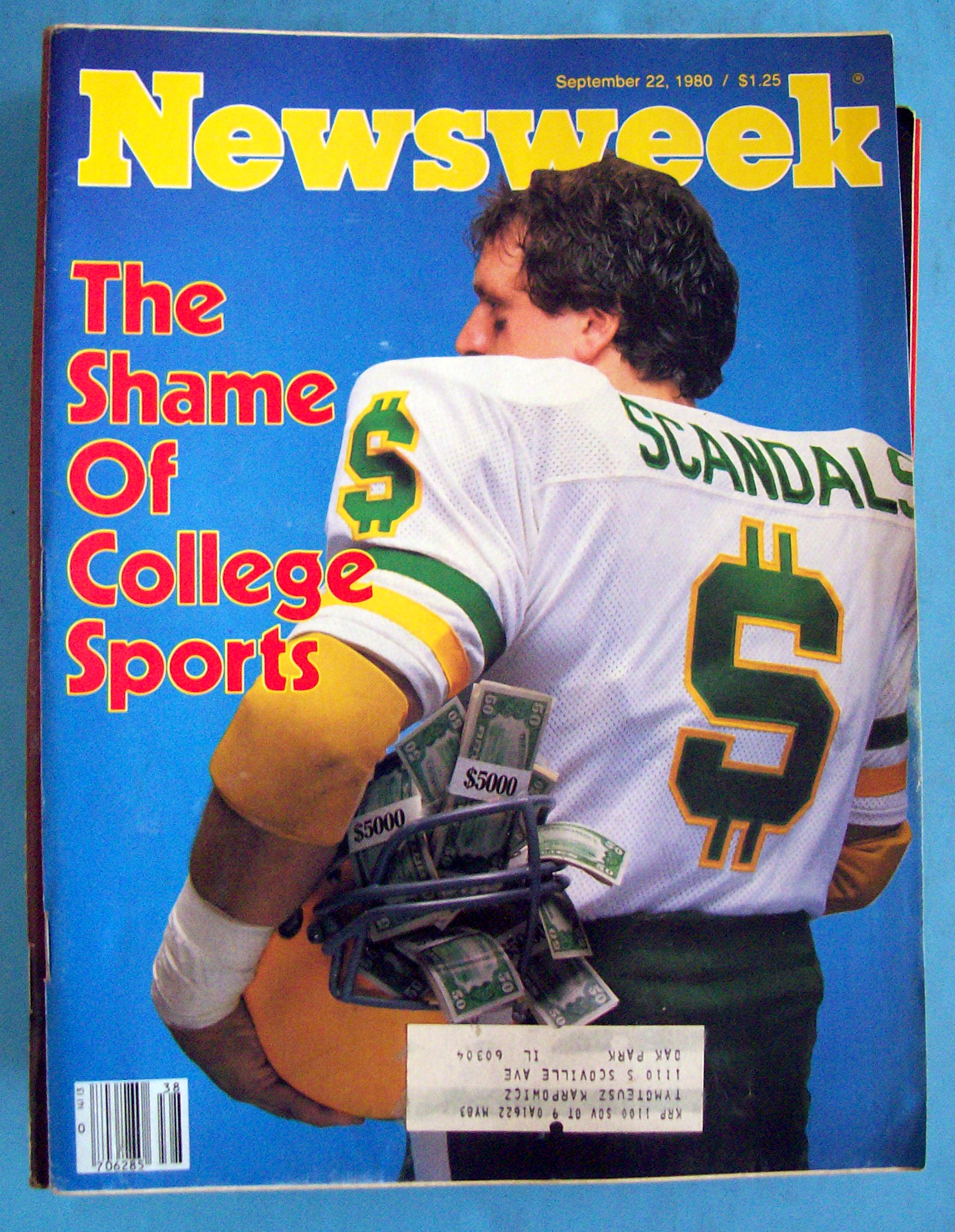 Newsweek Magazine - September 22, 1980 - College Sports
