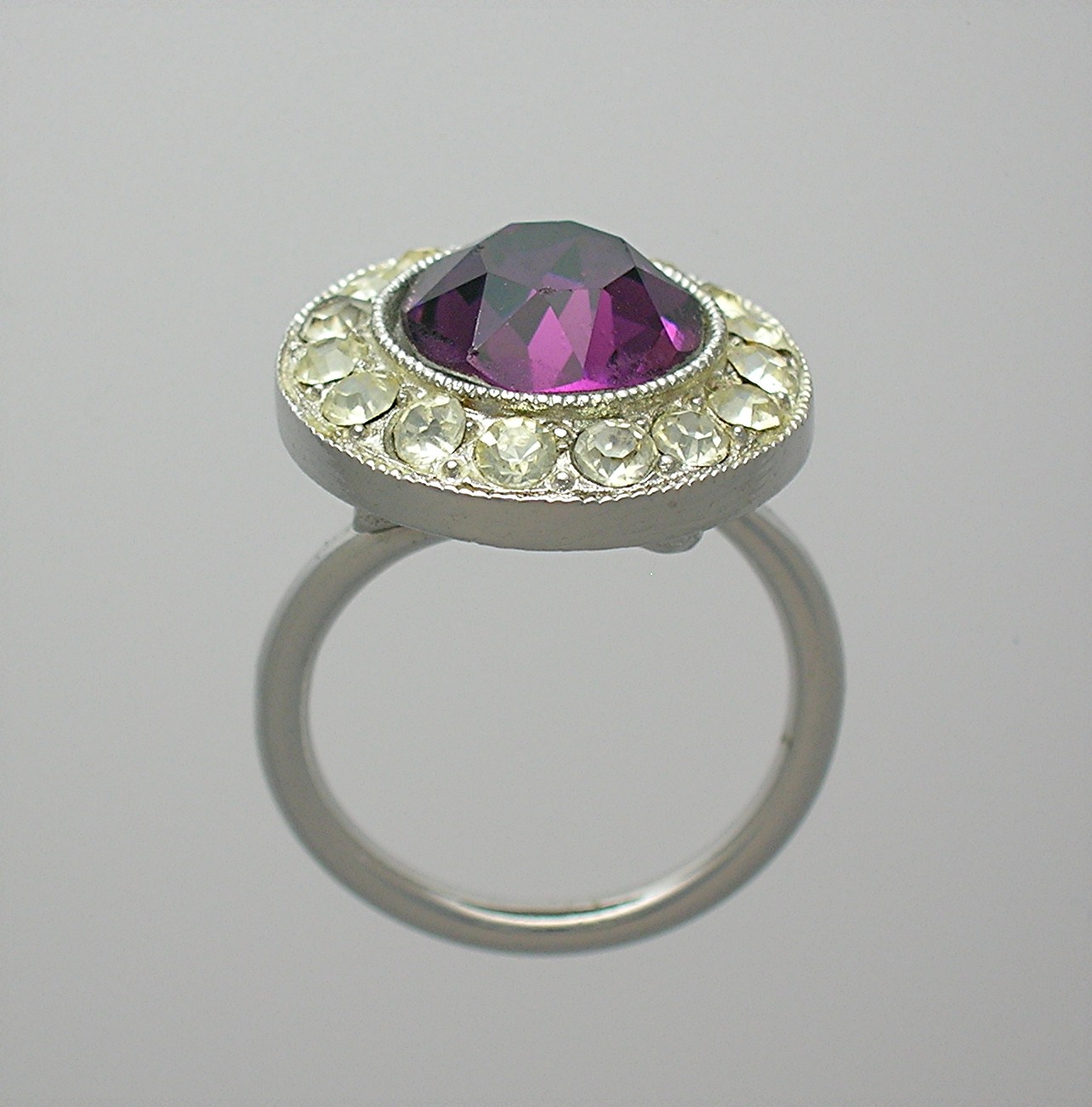 Sparkling SARAH COVENTRY  Amethyst Ring . . . . . . .