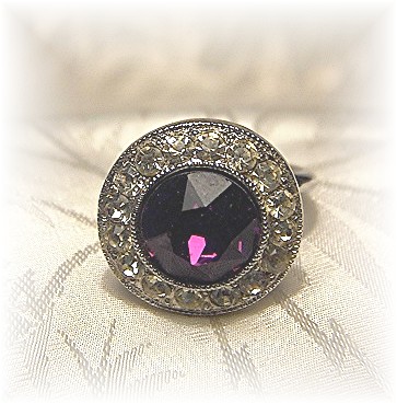 Sparkling SARAH COVENTRY  Amethyst Ring . . . . . . .