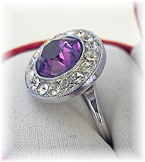 Sparkling SARAH COVENTRY  Amethyst Ring . . . . . . .