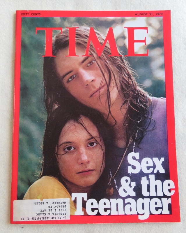 Time Magazine August 21, 1972 Sex & the Teenager