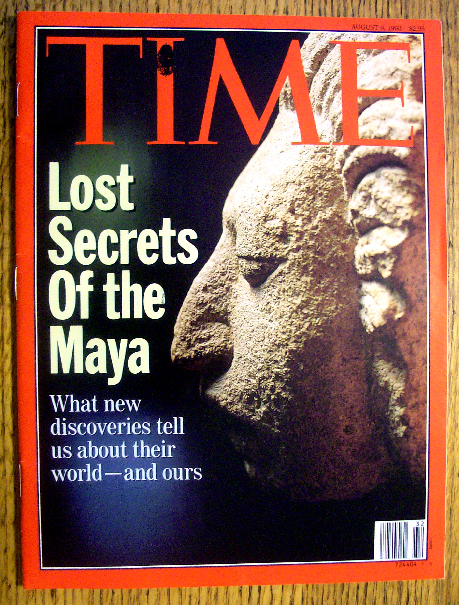 Time Magazine-August 9, 1993-Lost Secrets Of The Maya