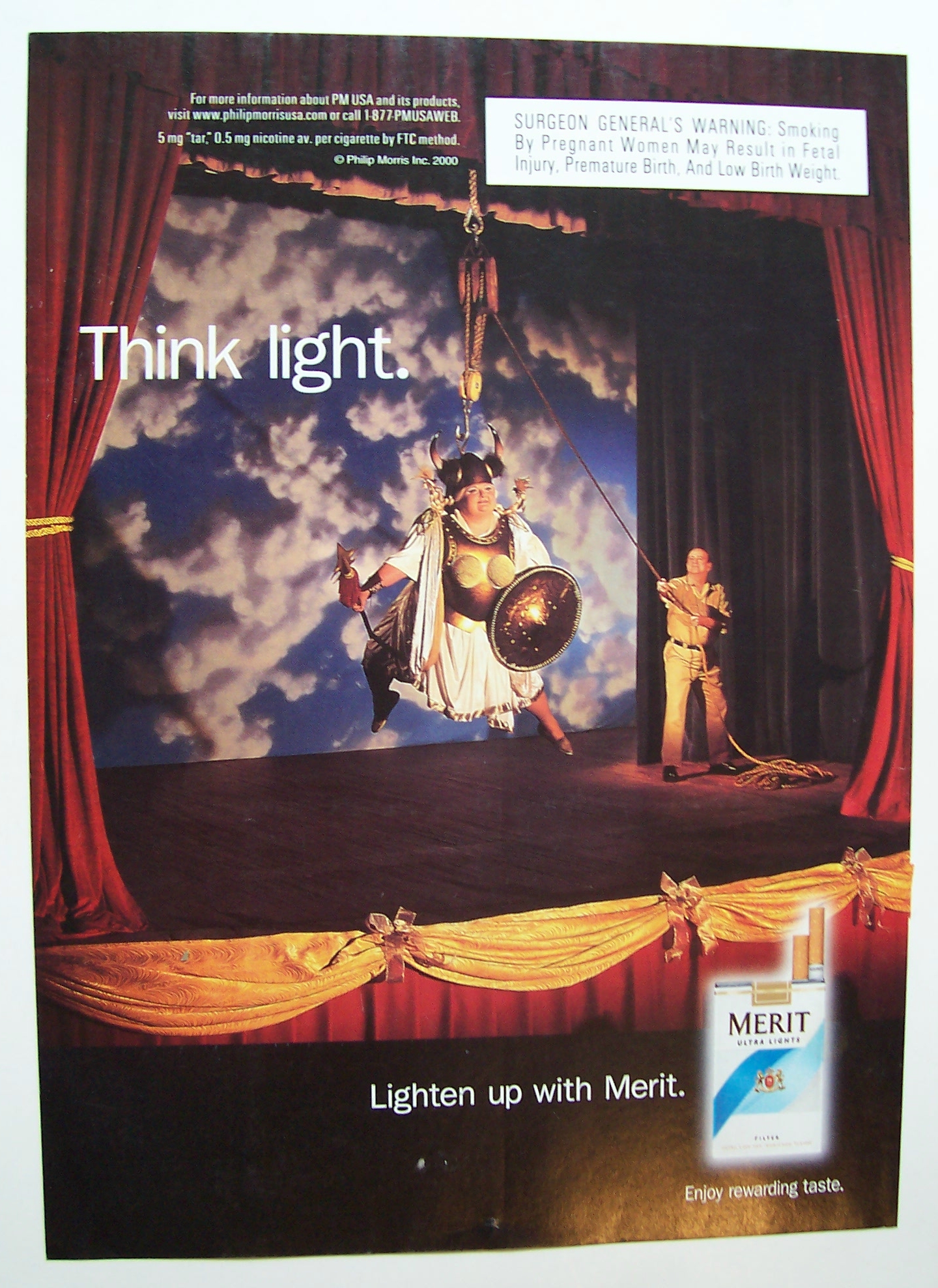 2000  Merit  Ultra  Lights  Cigarettes