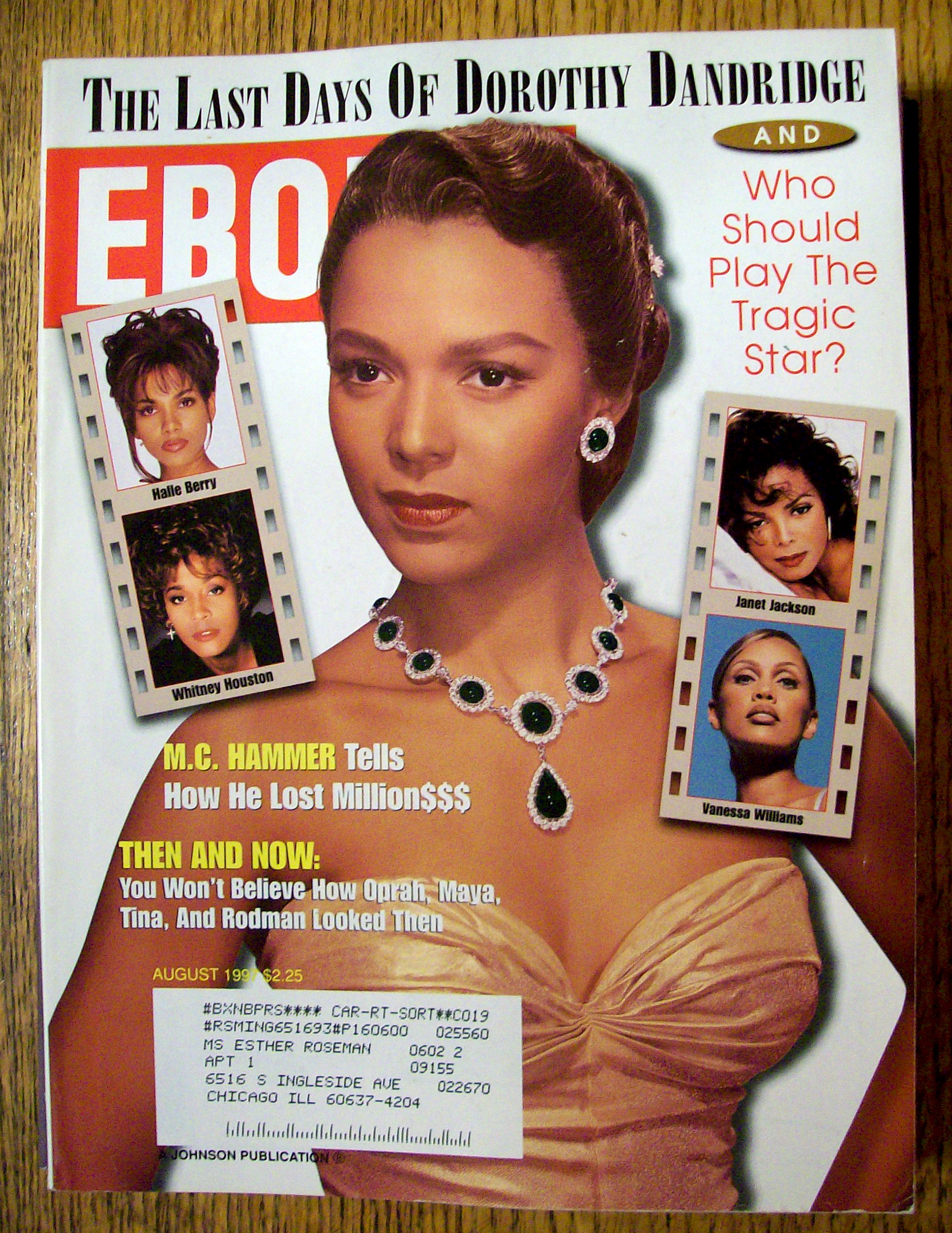 Ebony Magazine - August 1997 - Dorothy Dandridge