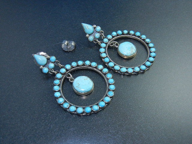 Federico Sleeping BeautyTurquoise Sterling Silver Post