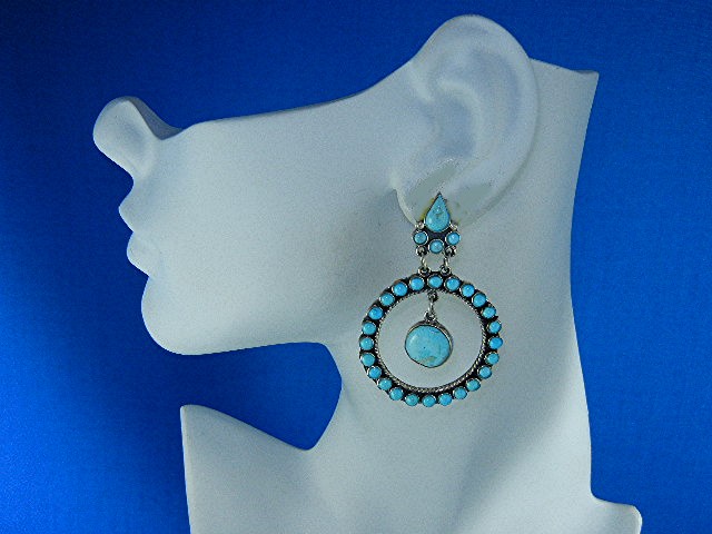 Federico Sleeping BeautyTurquoise Sterling Silver Post