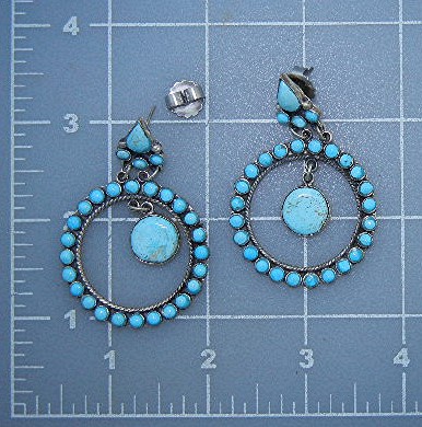 Federico Sleeping BeautyTurquoise Sterling Silver Post