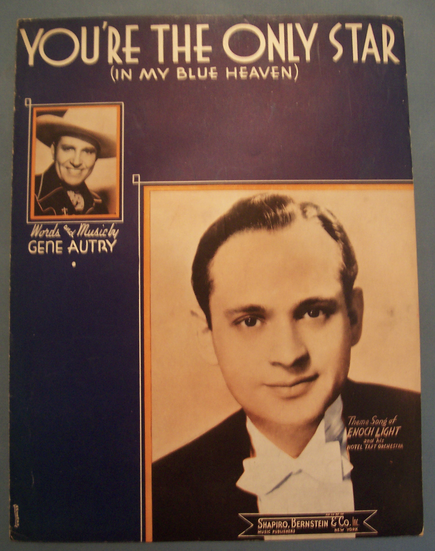 Sheet Music of 1938 You're The Only Star
